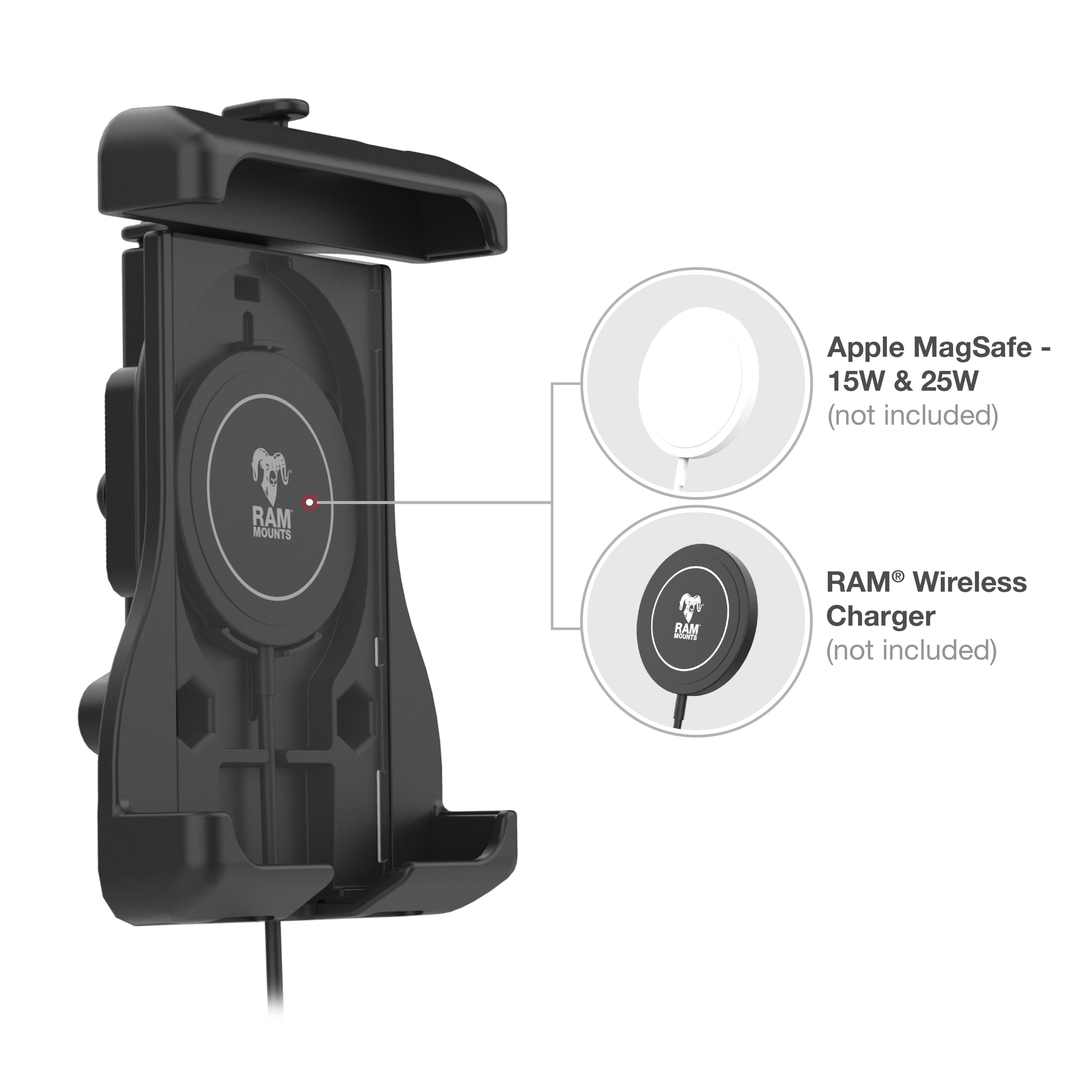 RAM® Quick-Grip™ Holder for iPhone 12 Series + MagSafe