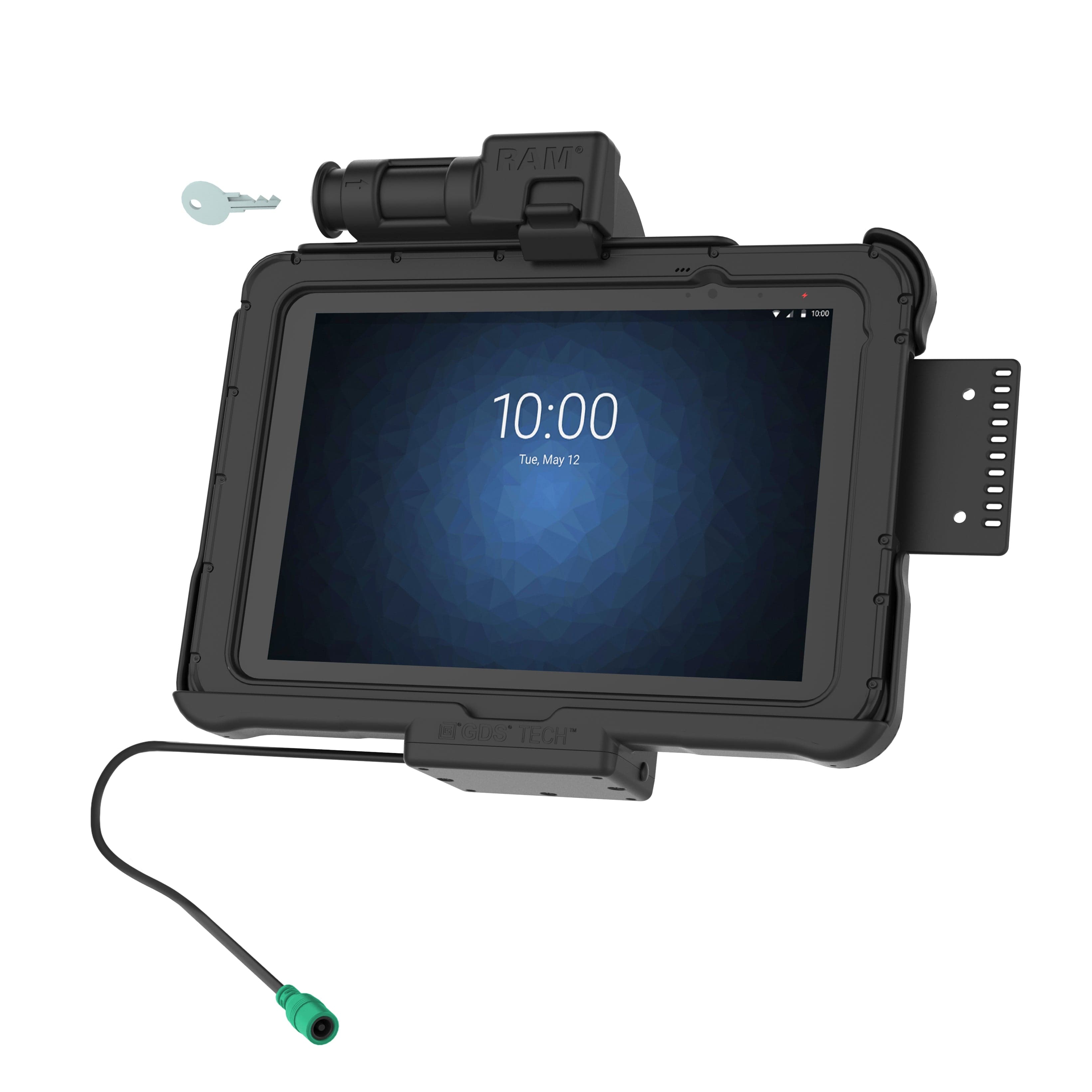 GDS® Key Locking Powered Dock for Zebra ET5x 10.1" (25.7 cm) Series