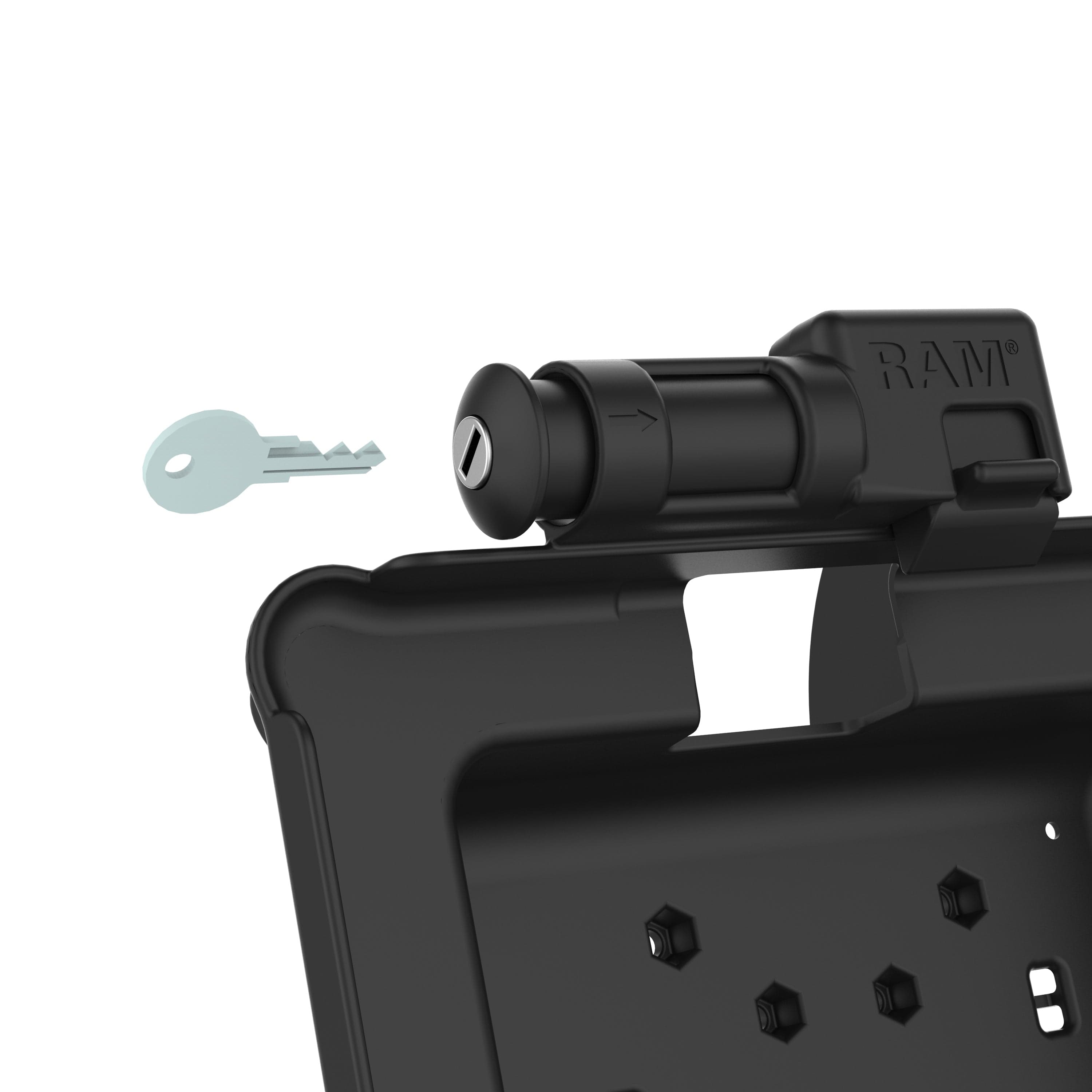 GDS® Key Locking Powered Dock for Zebra ET5x 10.1" (25.7 cm) Series