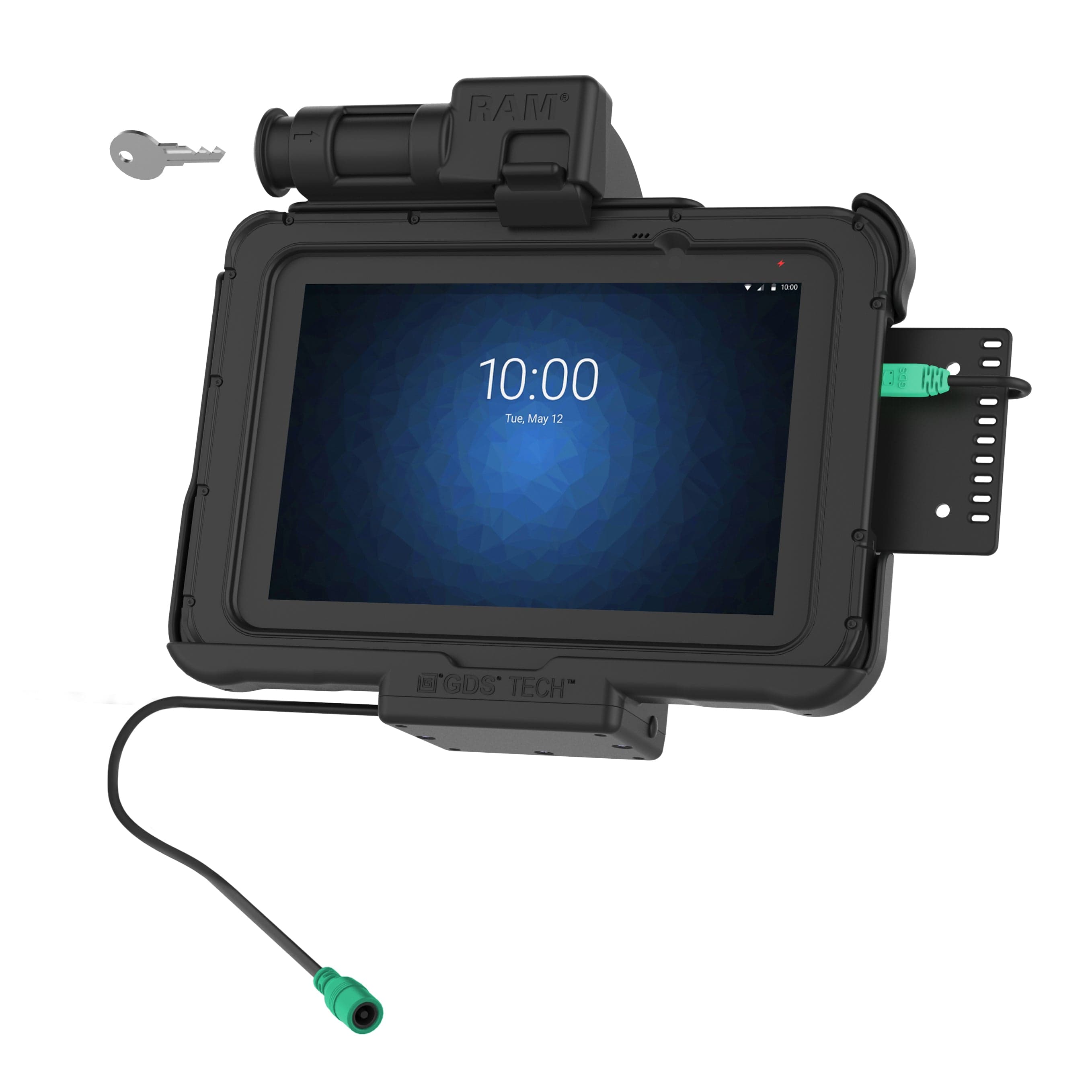 GDS® Key Locking Powered Dock for Zebra ET5x 8.3" (21.1 cm) & 8.4" (21.3 cm) Series