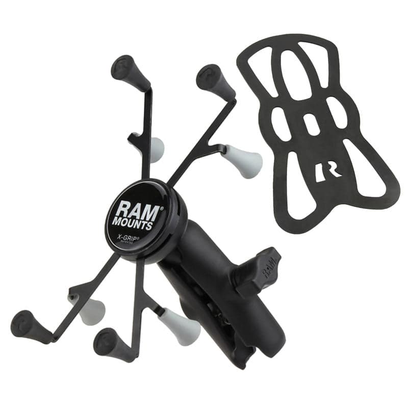 RAM® X-Grip® Universal Holder for 7" (17.8 cm)-8" (20.3 cm) Tablets with Double Socket Arm