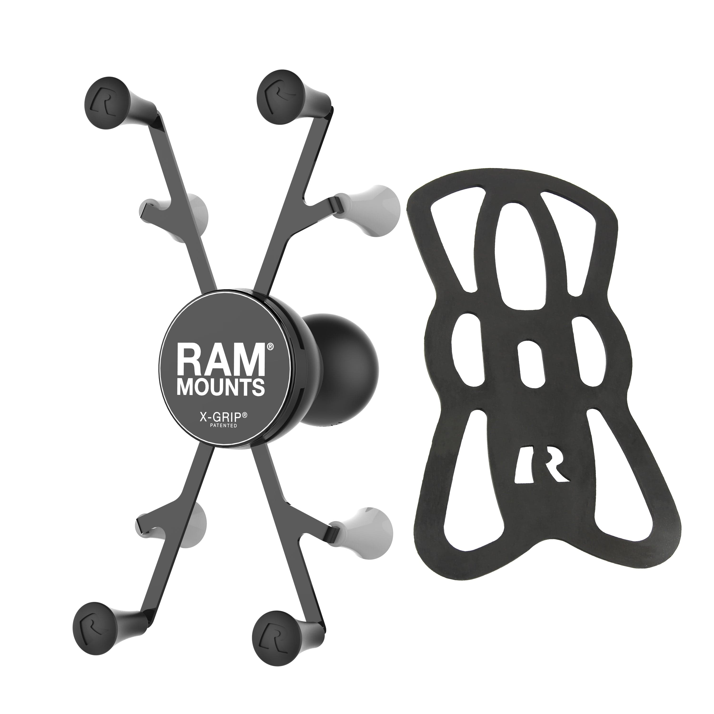 RAM® X-Grip® Universal Holder for 7" (17.8 cm)-8" (20.3 cm) Tablets with Ball - C Size
