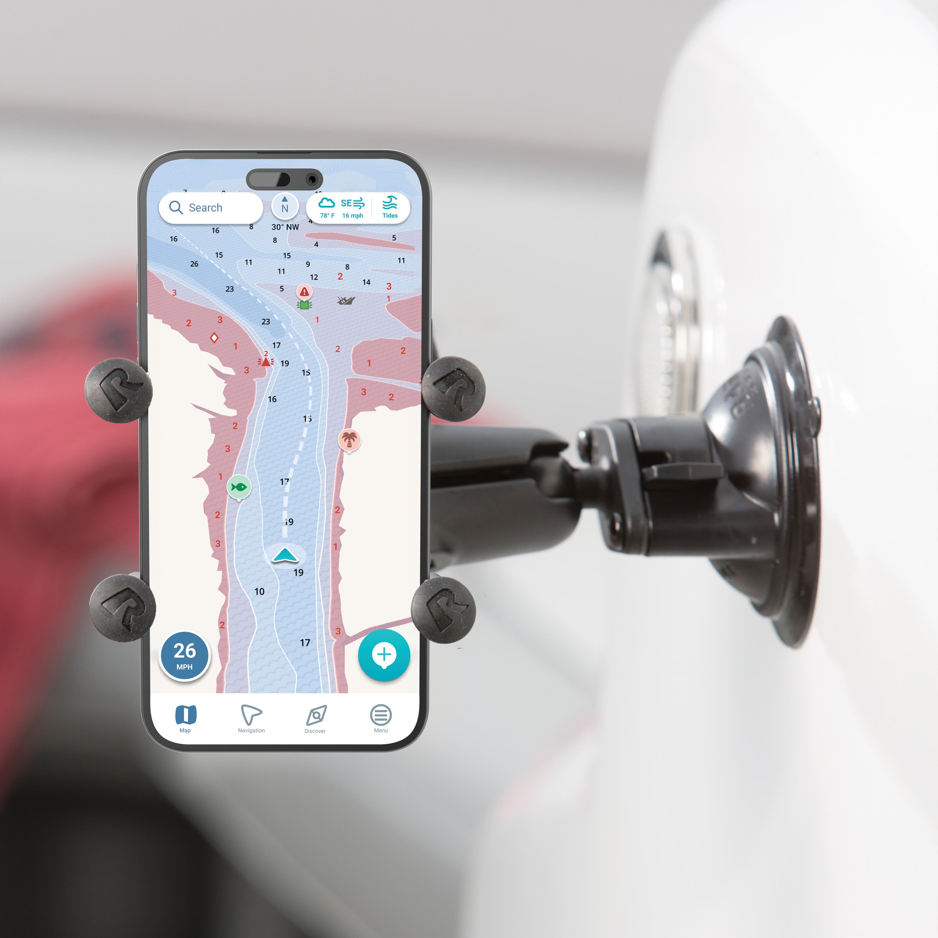 RAM® X-Grip® Phone Mount with RAM® Twist-Lock™ Suction Cup
