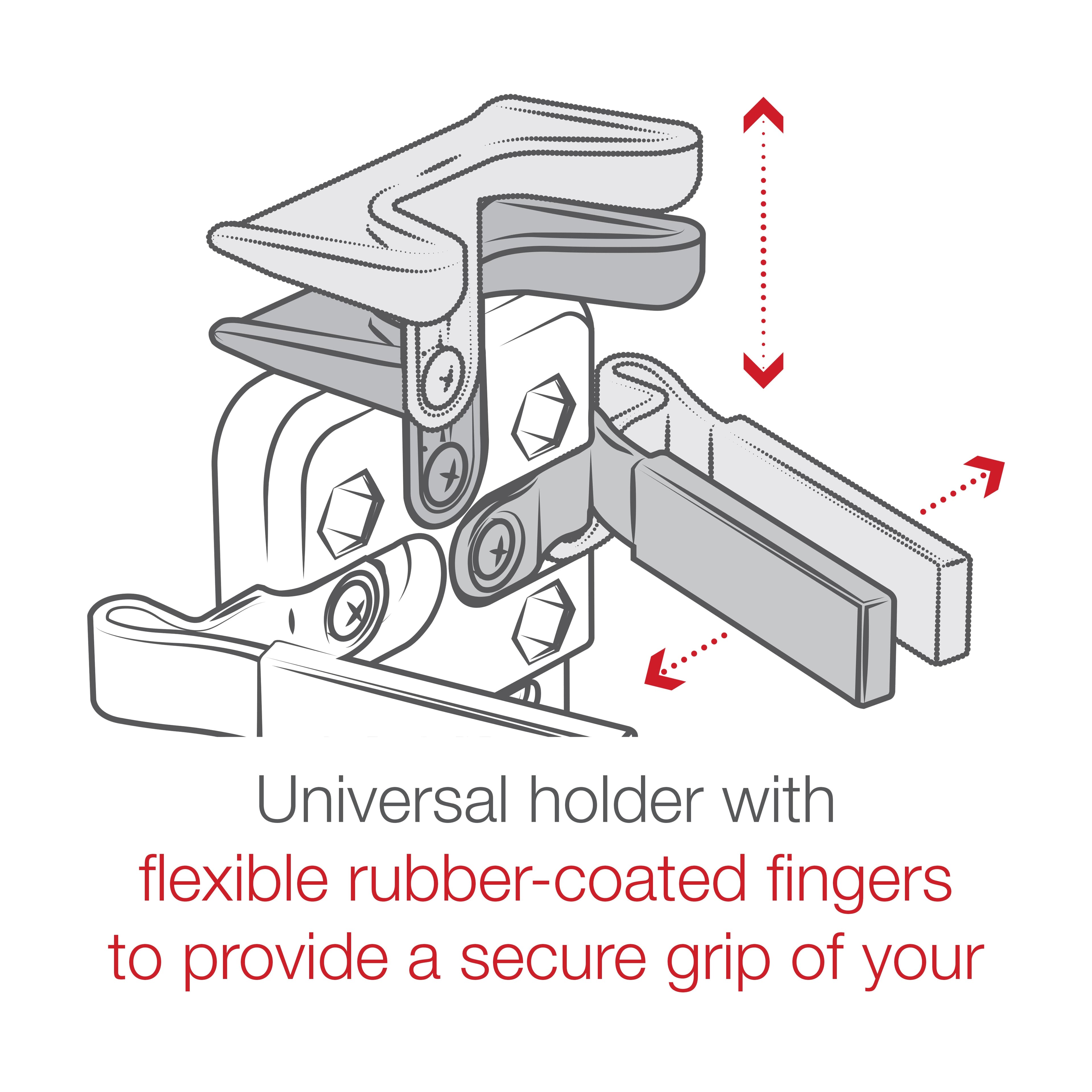 RAM® Finger-Grip™ Universal GPS and Radio Holder