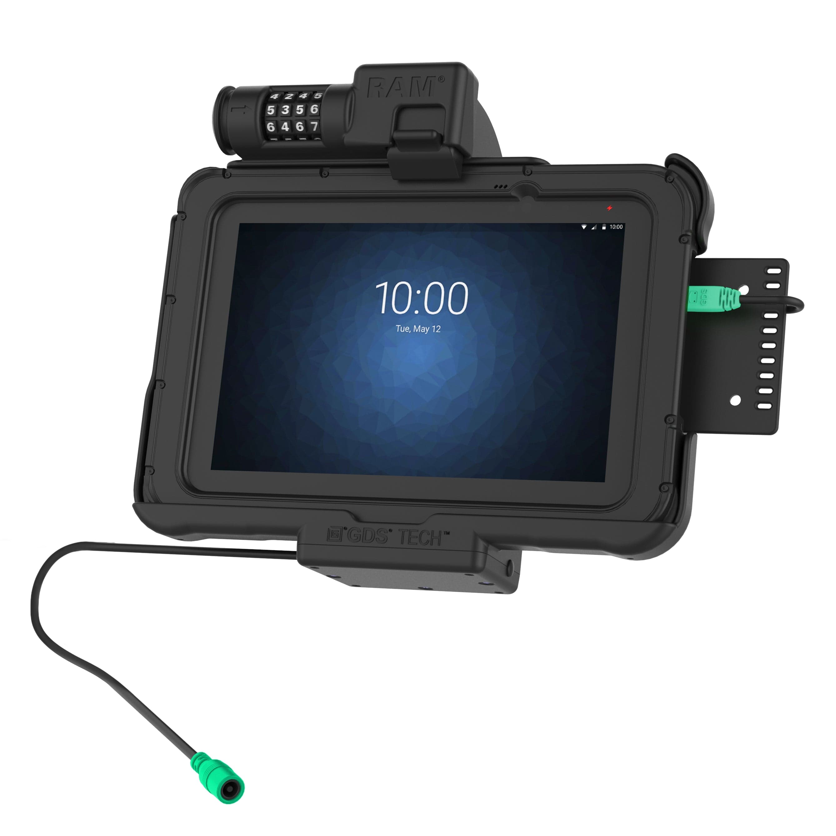 GDS® Combo Locking Powered Dock for Zebra ET5x 8.3" (21.1 cm) & 8.4" (21.3 cm) Series