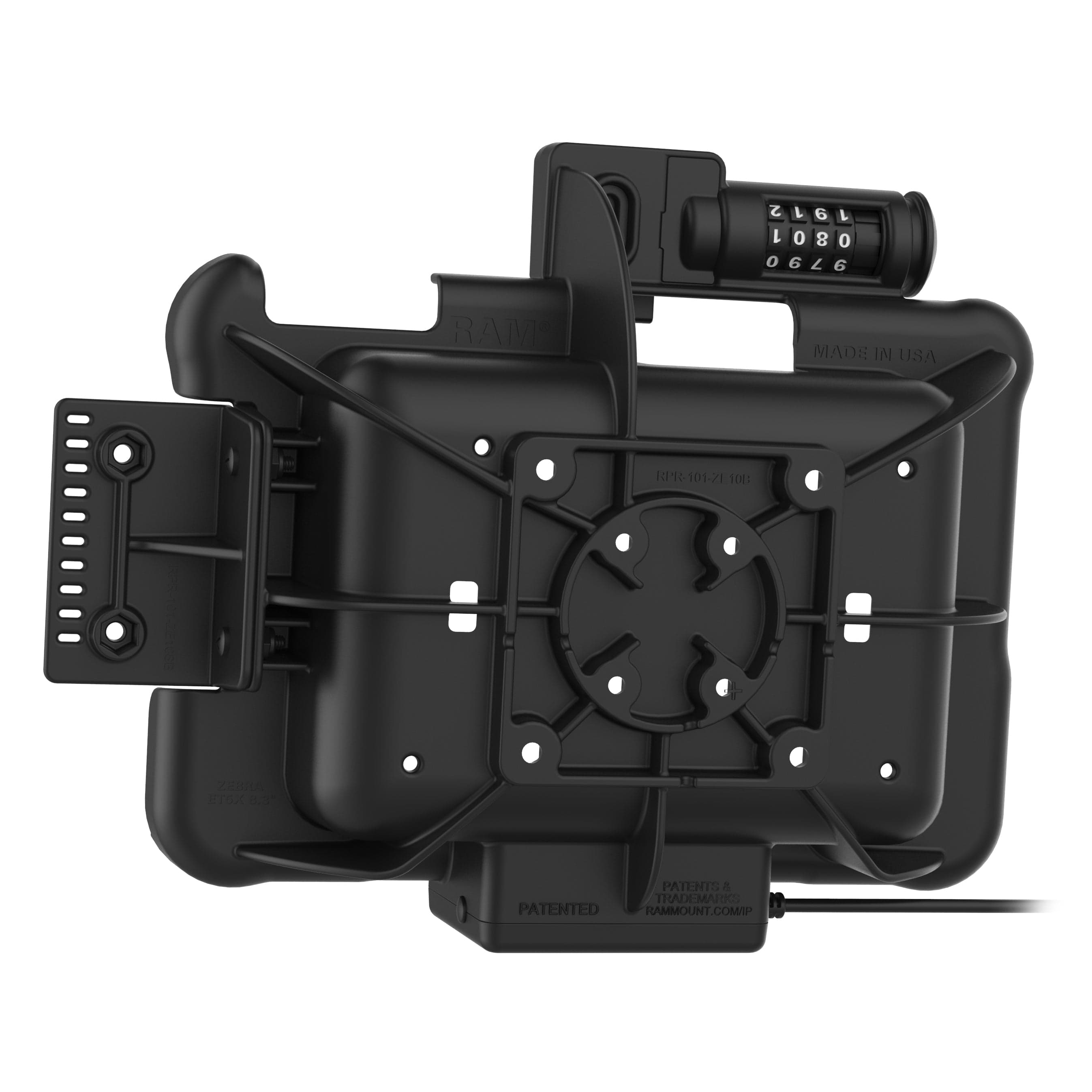 GDS® Combo Locking Powered Dock for Zebra ET5x 8.3" (21.1 cm) & 8.4" (21.3 cm) Series
