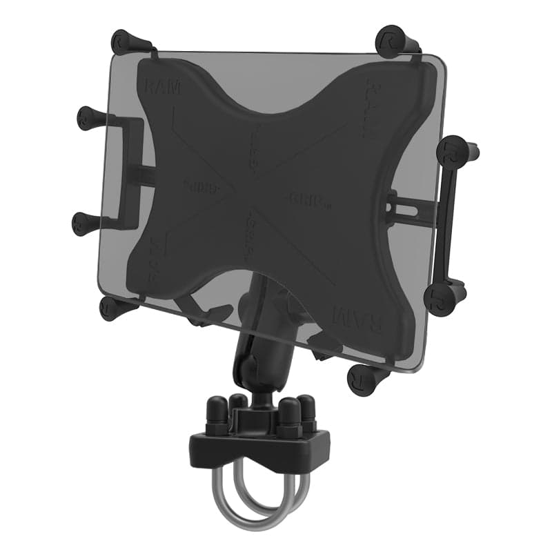 RAM® X-Grip® Mount with Double U-Bolt Base for 9"-11" (27.9 cm) Tablets