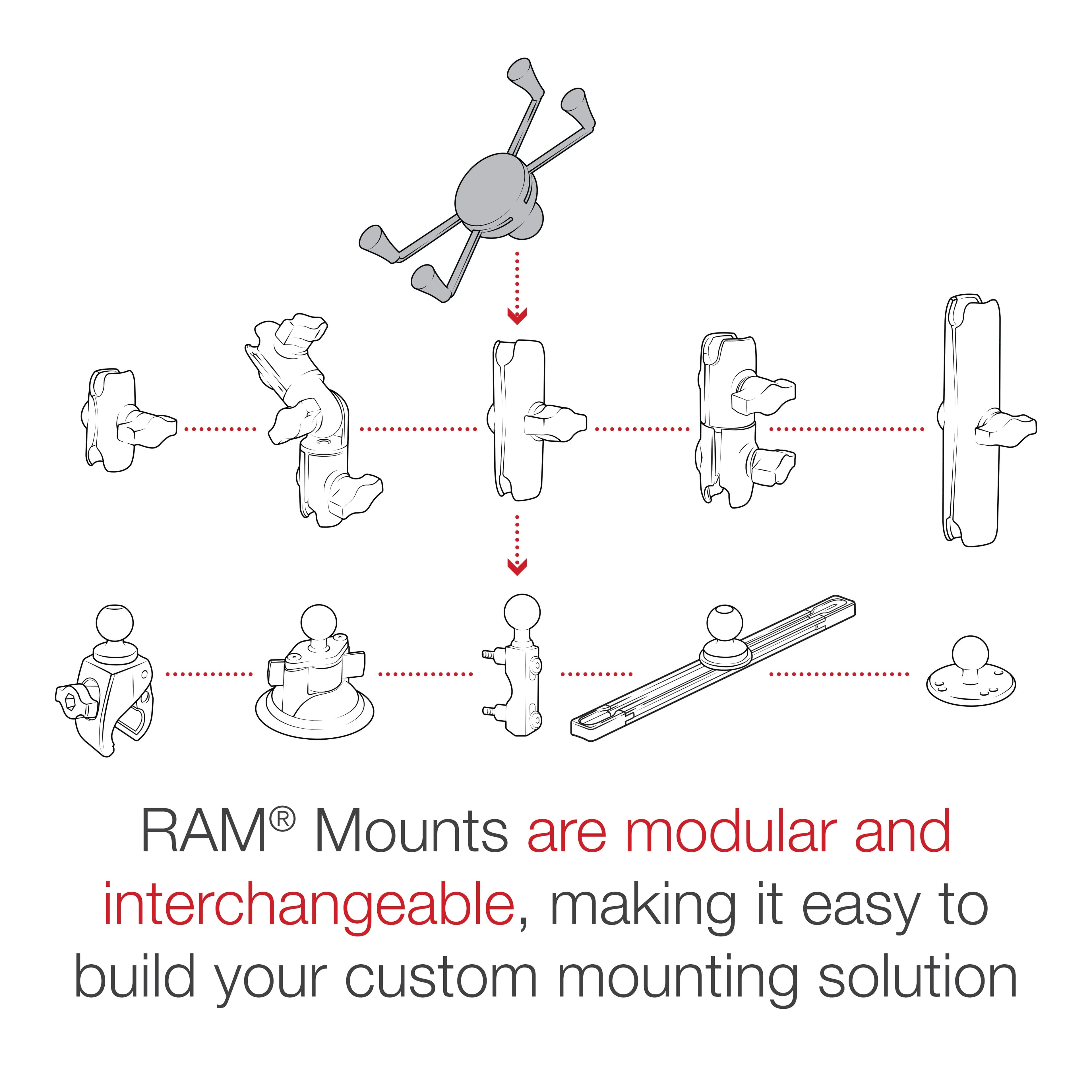 RAM® X-Grip® Large Phone Holder with Ball - B Size