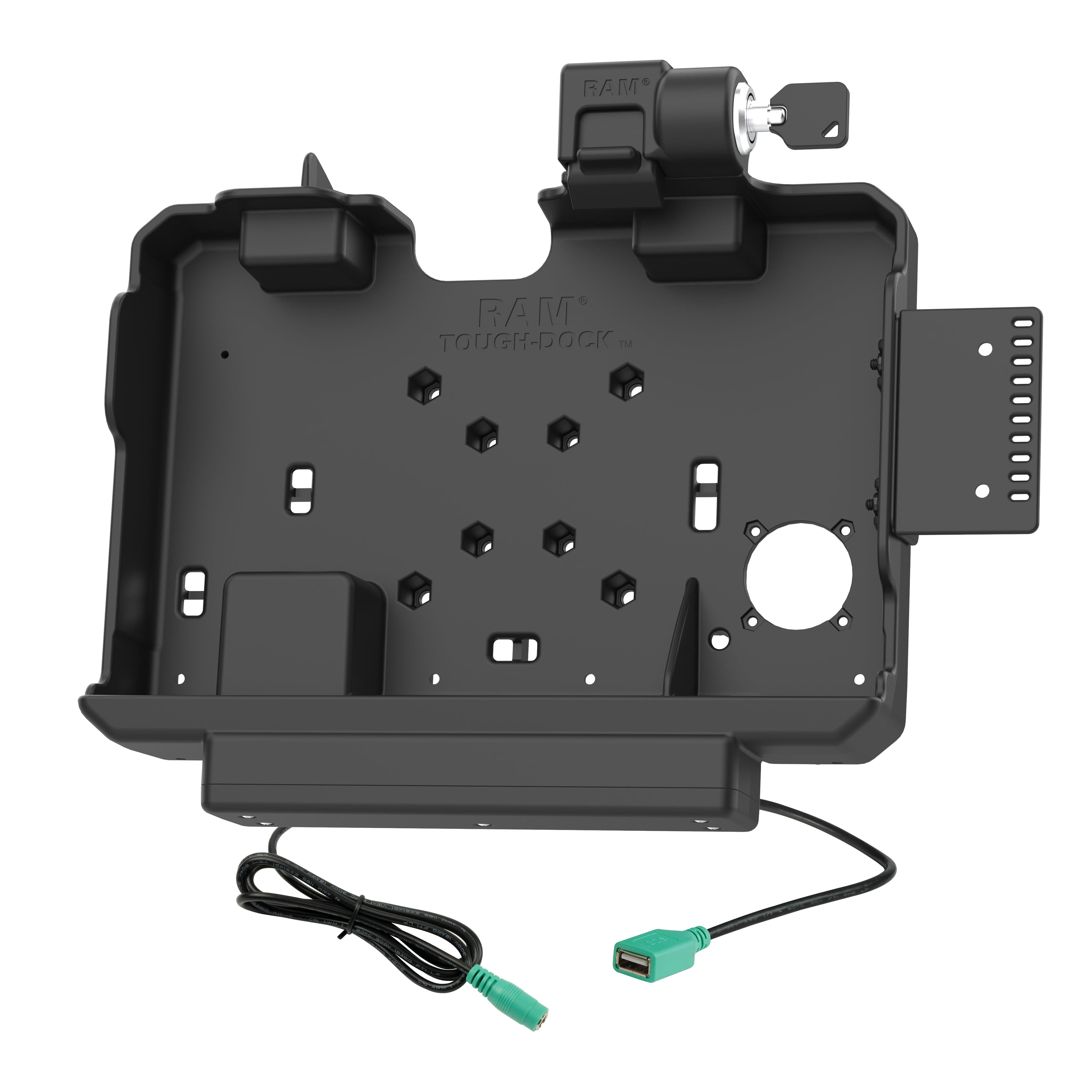 RAM® Locking Power + Data Dock for Getac ZX10