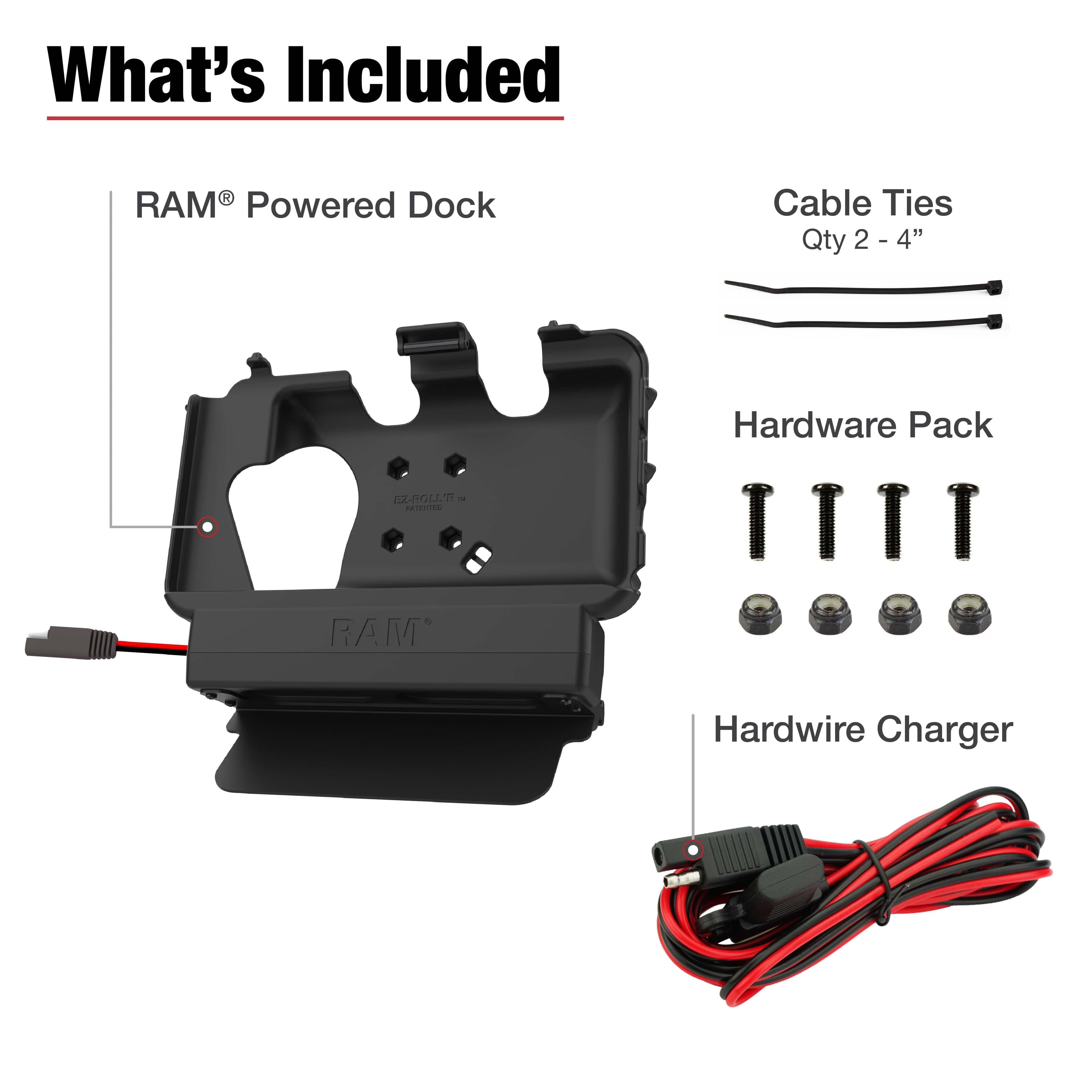 RAM® Powered Dock for Tab Active5 & 3 with Speaker Box