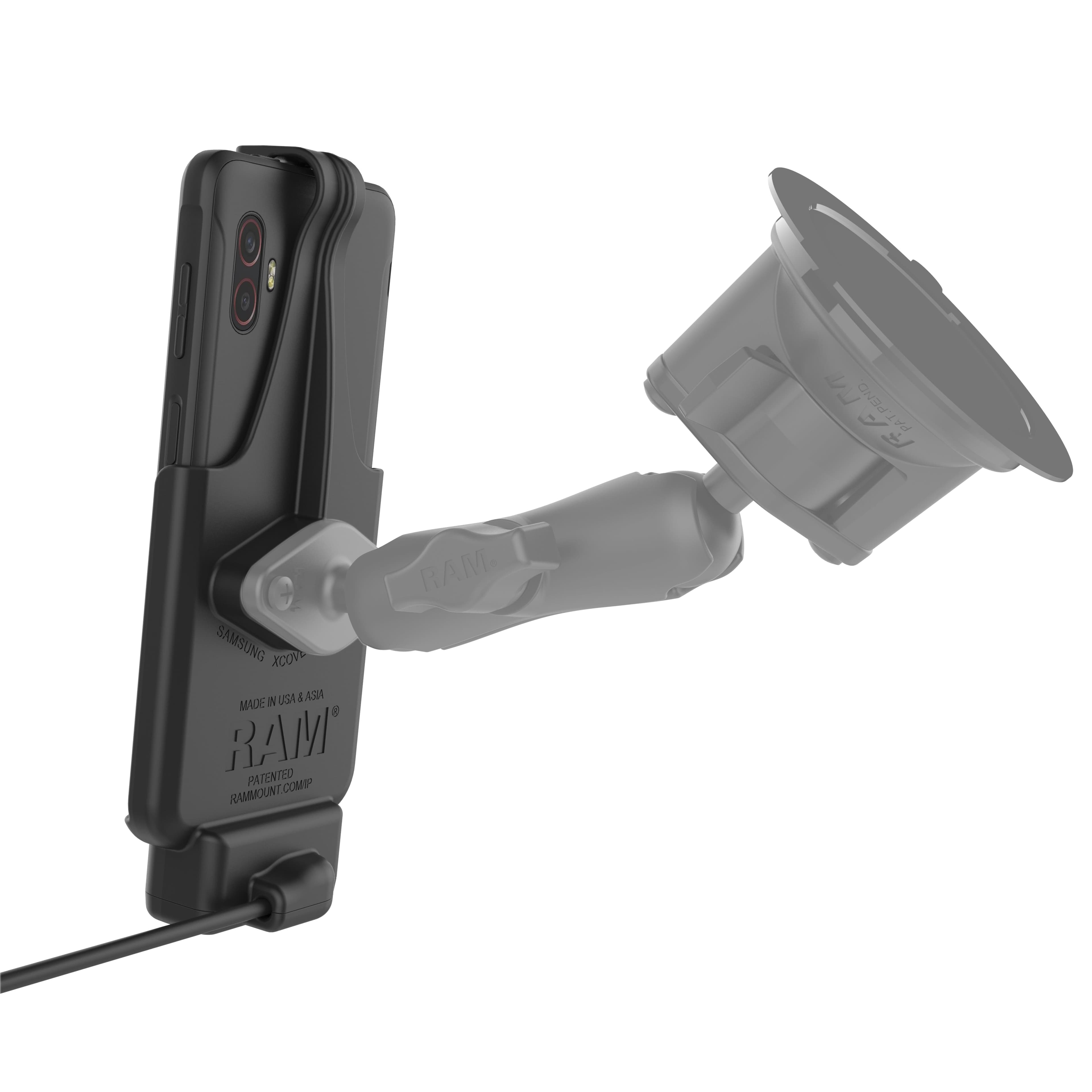 RAM® EZ-Roll'r™ Dock for Samsung XCover7 Pro & 6 Pro Without Case