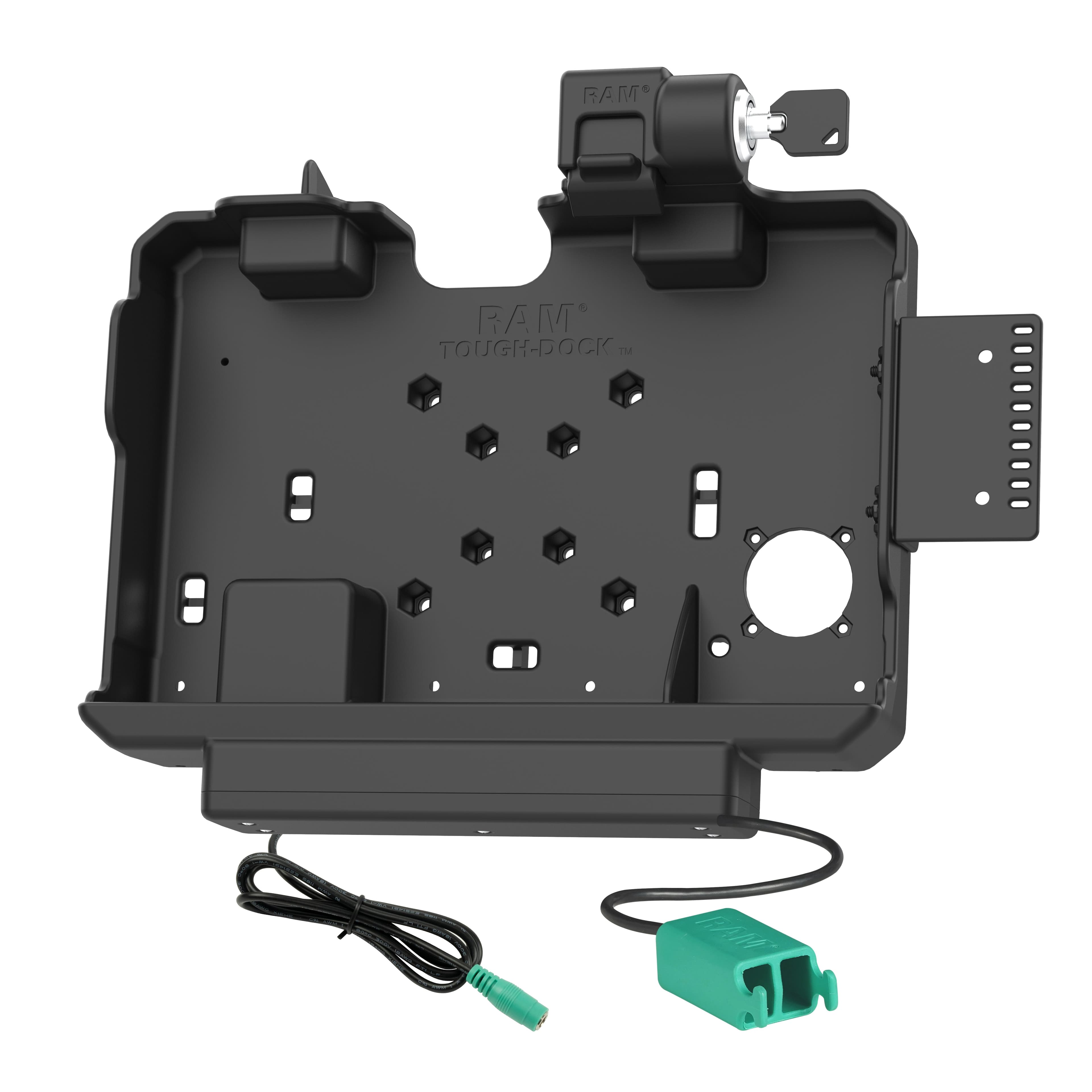 RAM® Locking Power + Dual USB Data Dock for Getac ZX10