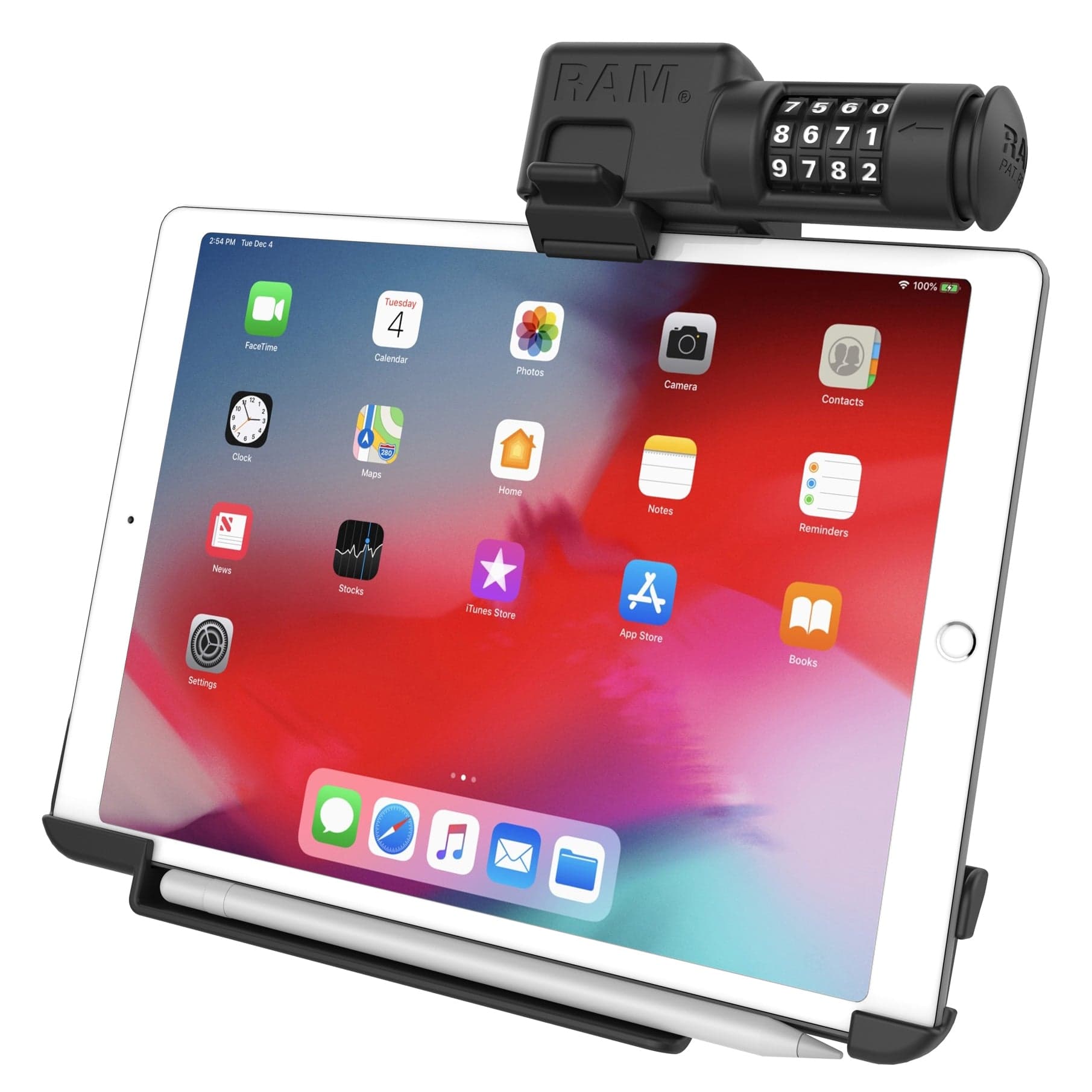 RAM® EZ-Roll'r™ Combo Locking Holder for iPad Pro 11" (27.9 cm) & Air 4