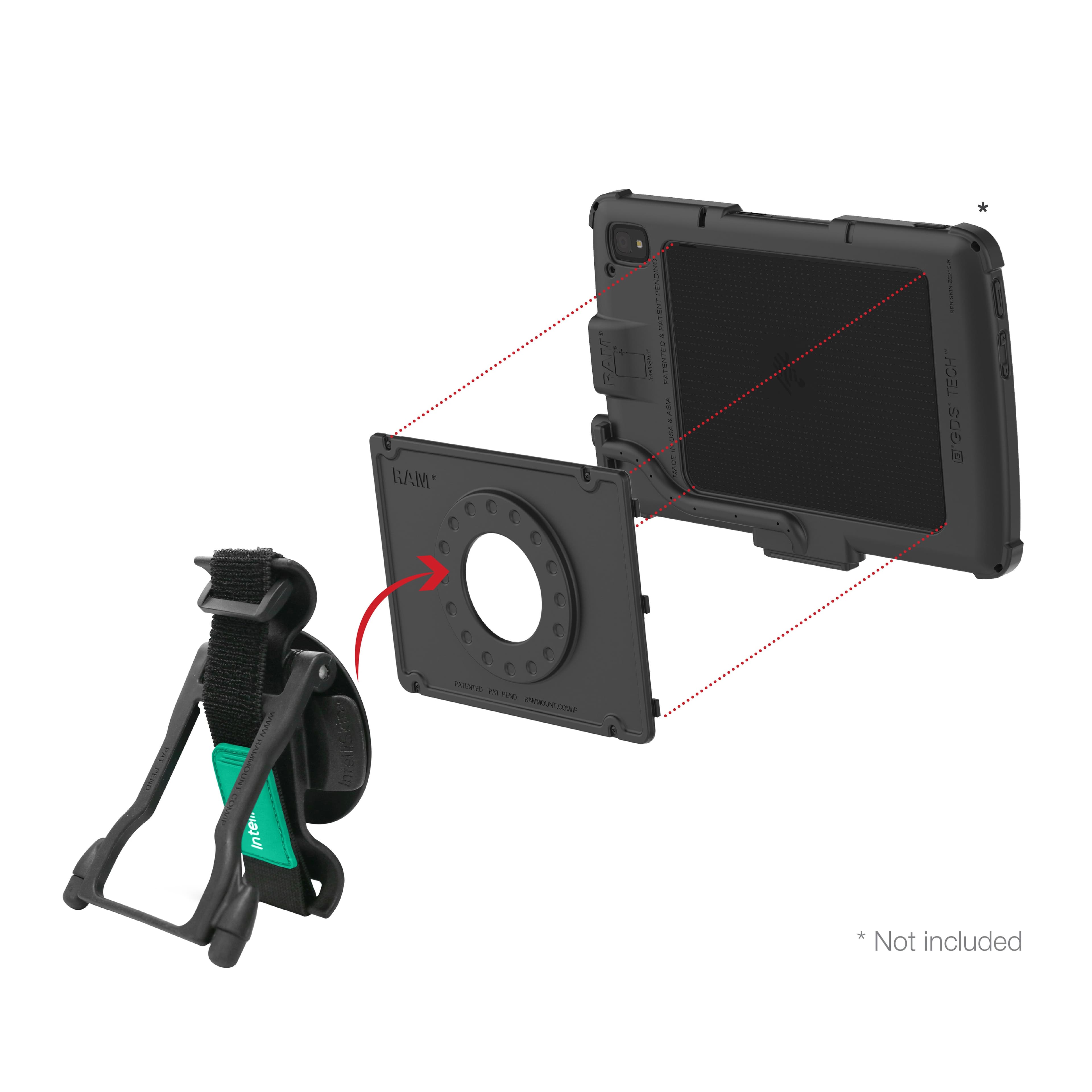 GDS® Hand-Stand™ for Zebra ET401 & ET4x 10” (25.4 cm) Enterprise Tablet