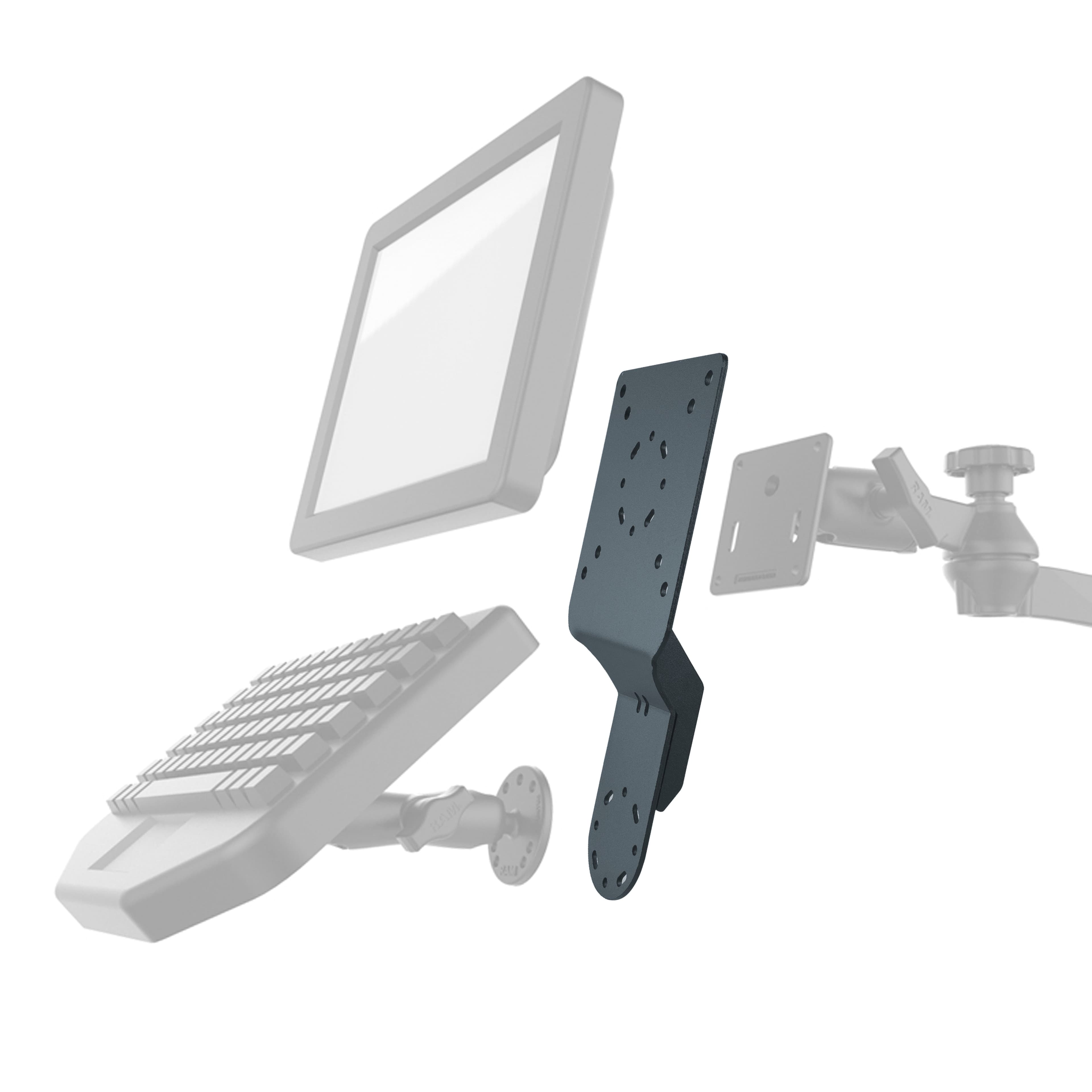 RAM® Heavy Duty Short Accessory/Display Bracket