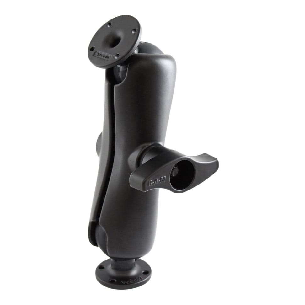 RAM® Double Ball Mount with Two Round AMPS Plates