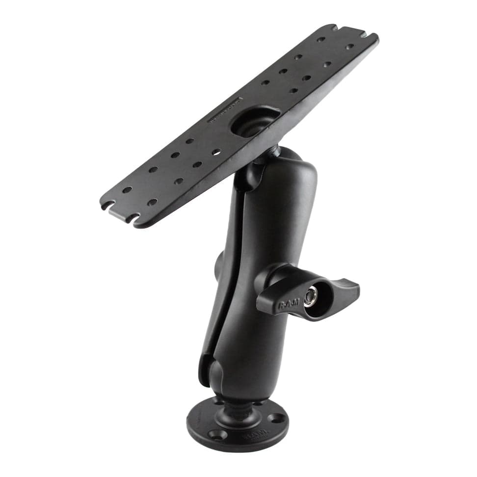 RAM® Large Marine Electronics Mount with Jam Nut - Medium