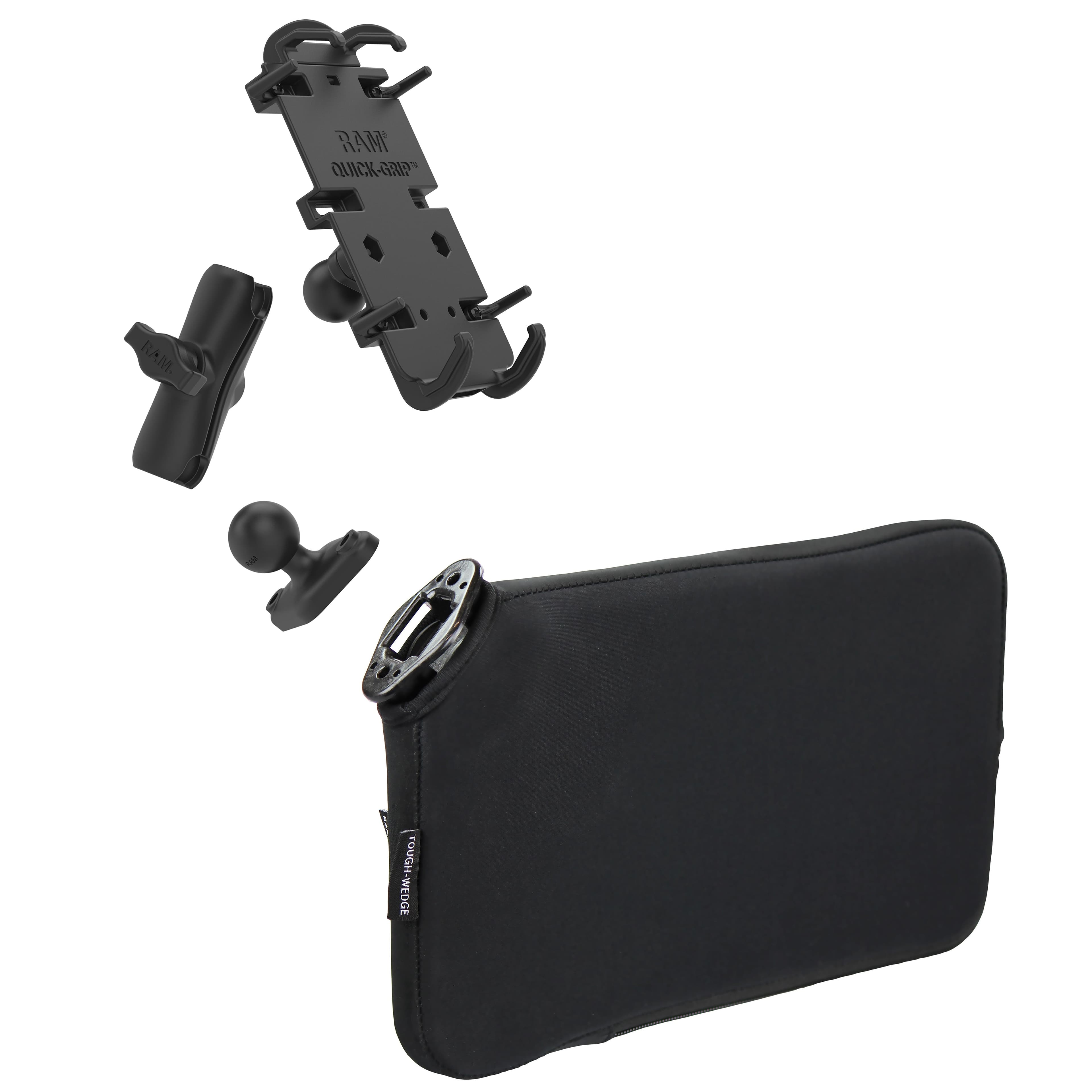 RAM® Quick-Grip™ XL Phone Mount with Tough-Wedge™ Base