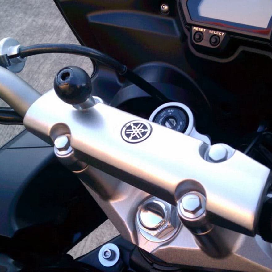 RAM® Motorcycle Handlebar Clamp Base with M8 Bolts