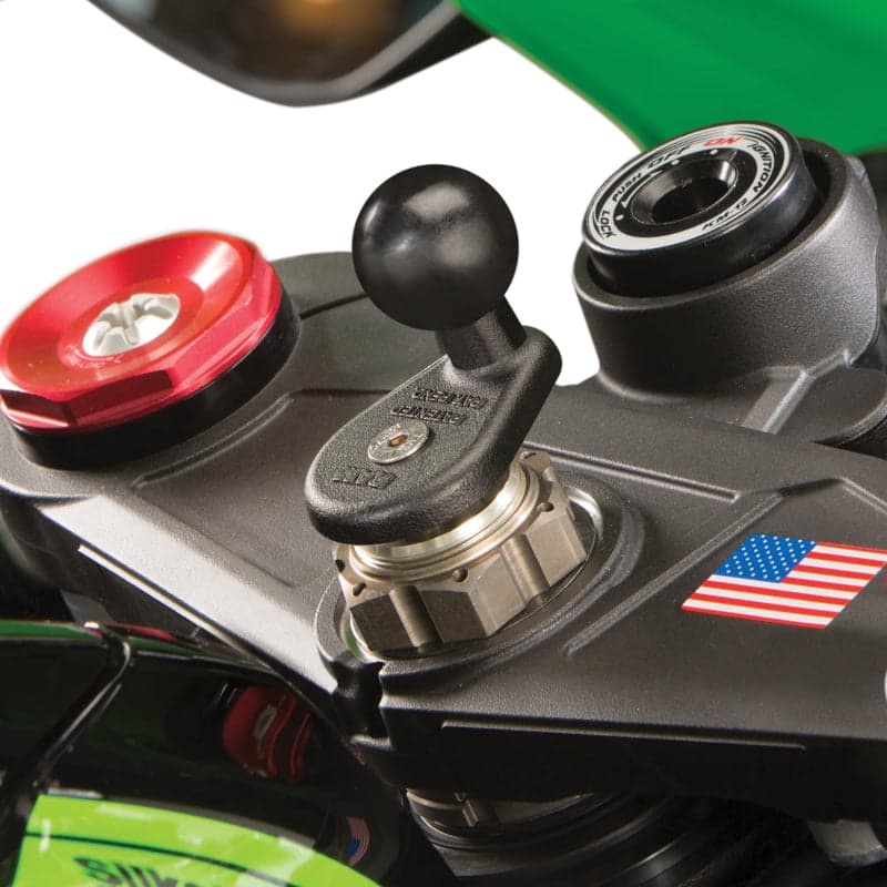 RAM® Motorcycle Fork Stem Ball Base with Rubber Expansion Plug