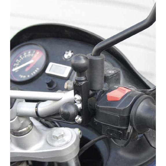 RAM® Motorcycle Brake/Clutch Reservoir Base with Add-On Ball