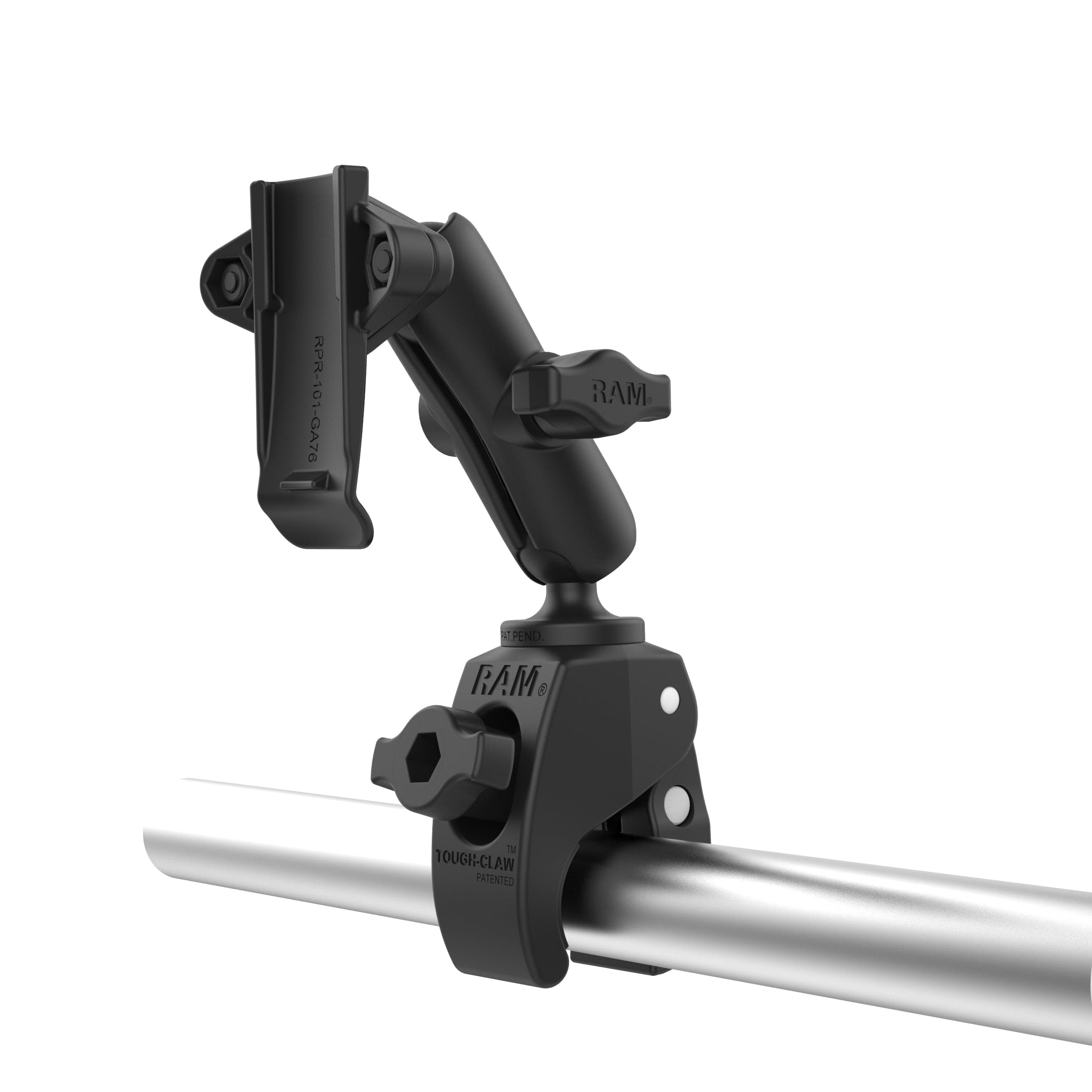 RAM® Tough-Claw™ Small Clamp Mount with Garmin Spine Clip Holder