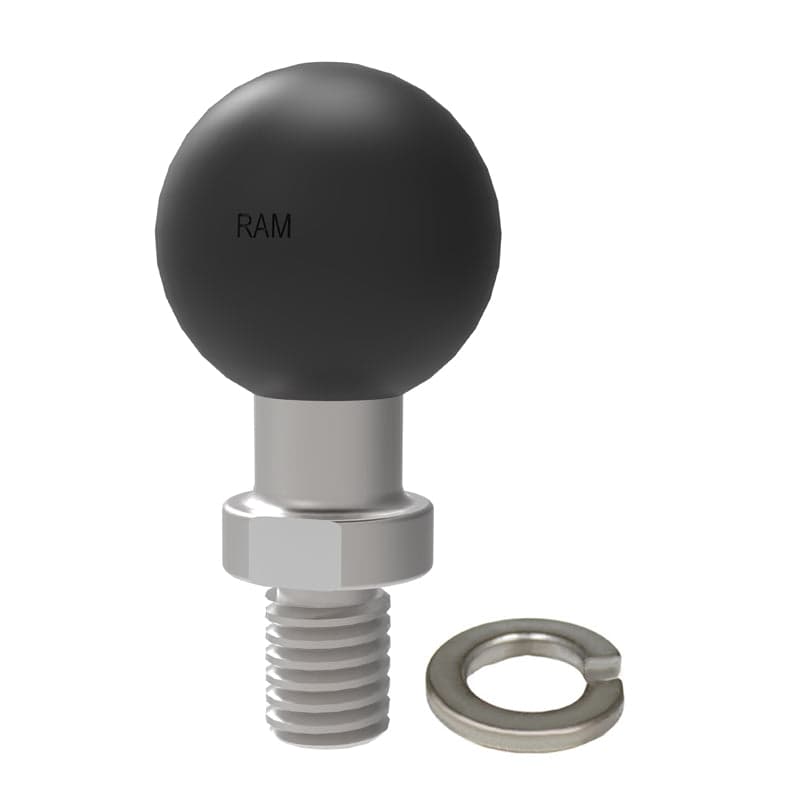 RAM® Ball Adapter with 3/8"-16 Threaded Post & Lock Washer - B Size