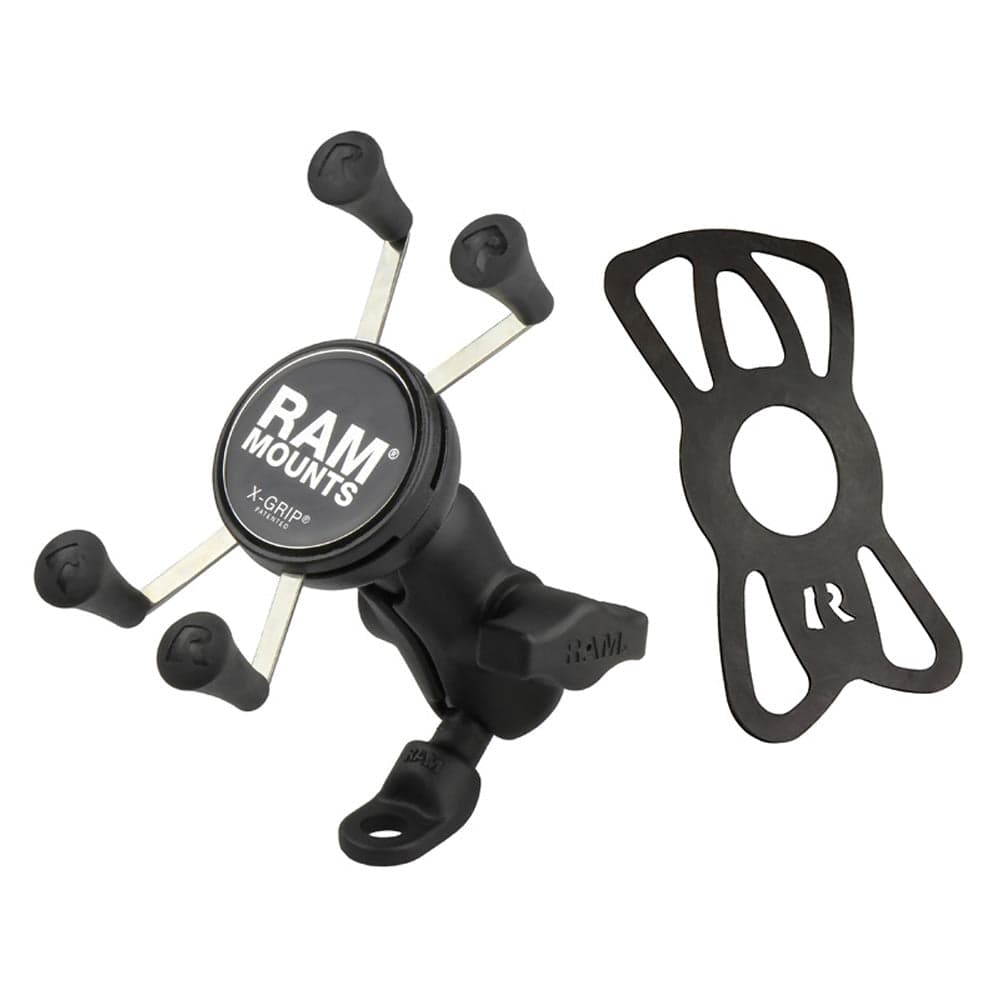RAM® X-Grip® Phone Mount with 9mm Angled Bolt Head Adapter