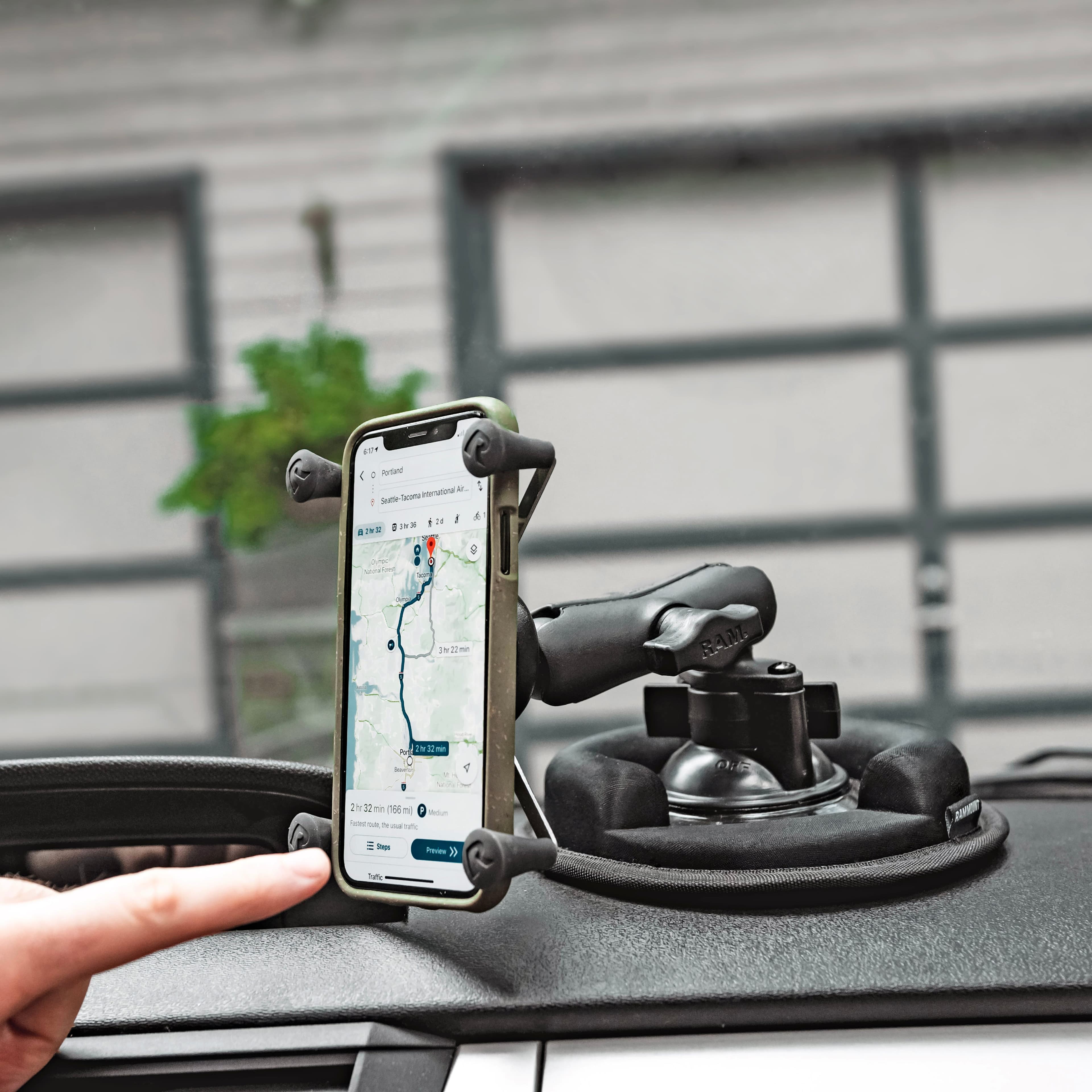 RAM® Twist-Lock™ Suction Cup Base with Ball