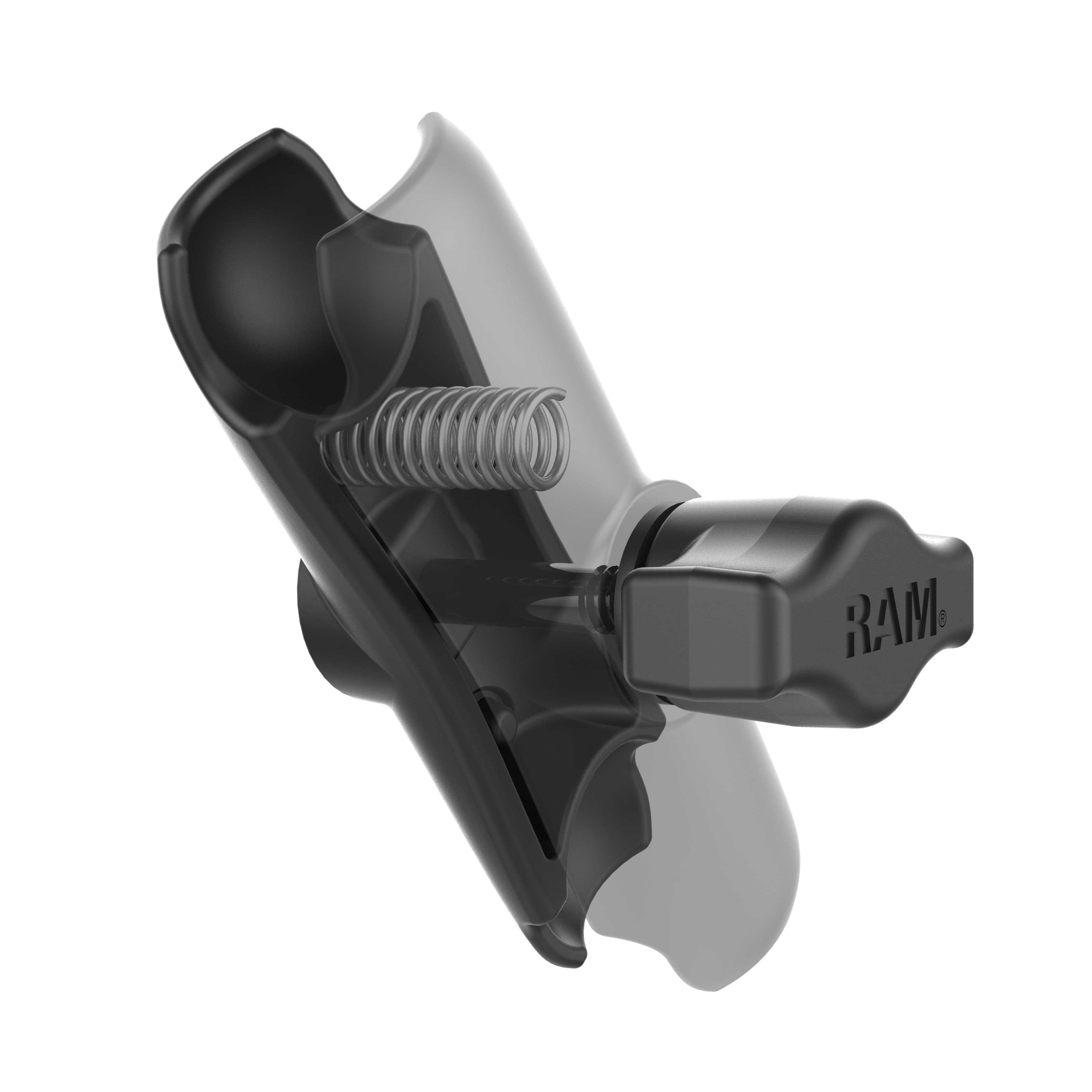 RAM® T-Knob with Bolt, Washers & Spring for Socket Arms