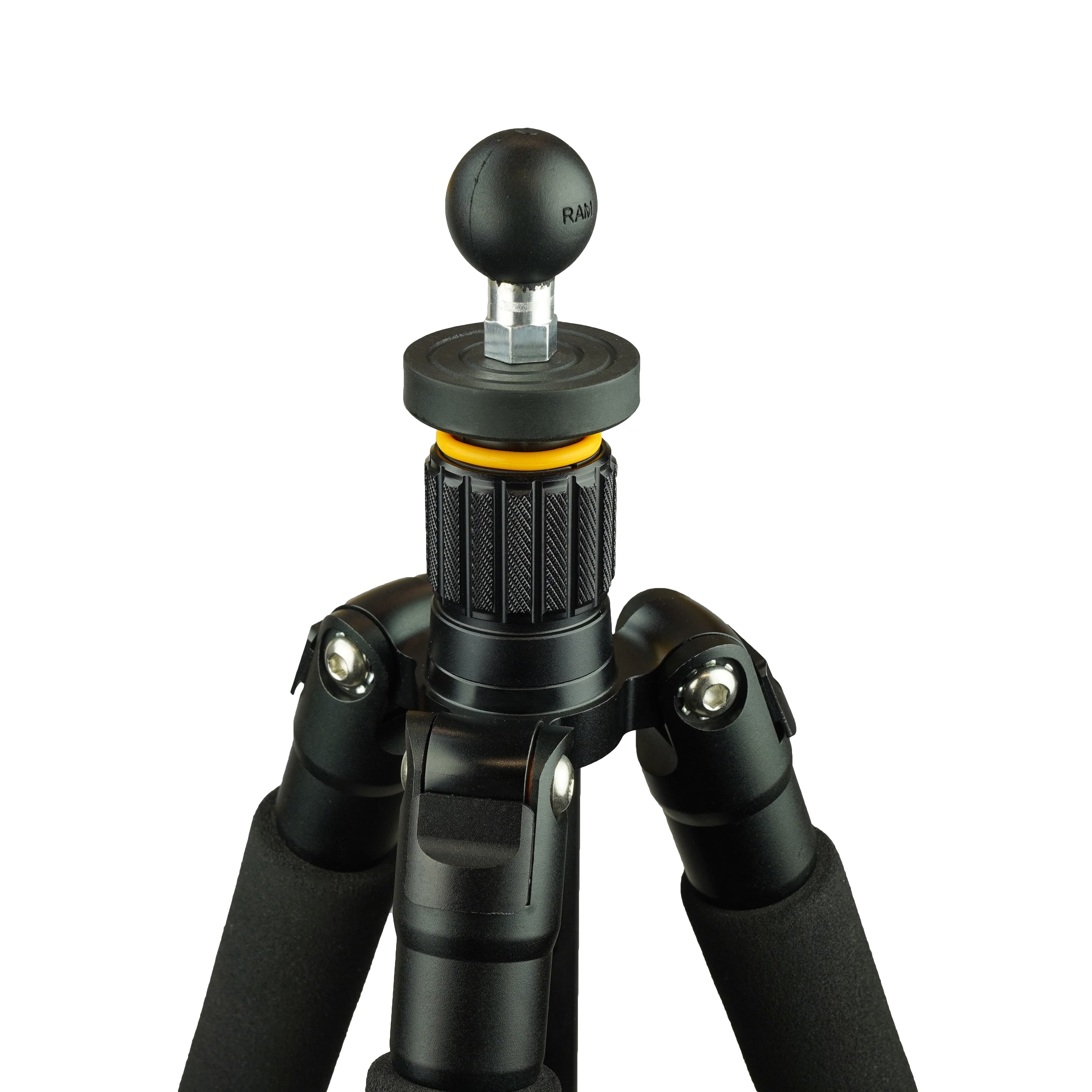 RAM® Ball Adapter with 1/4" - 20" (50.8 cm) Threaded Hole and Hex Post - B Size