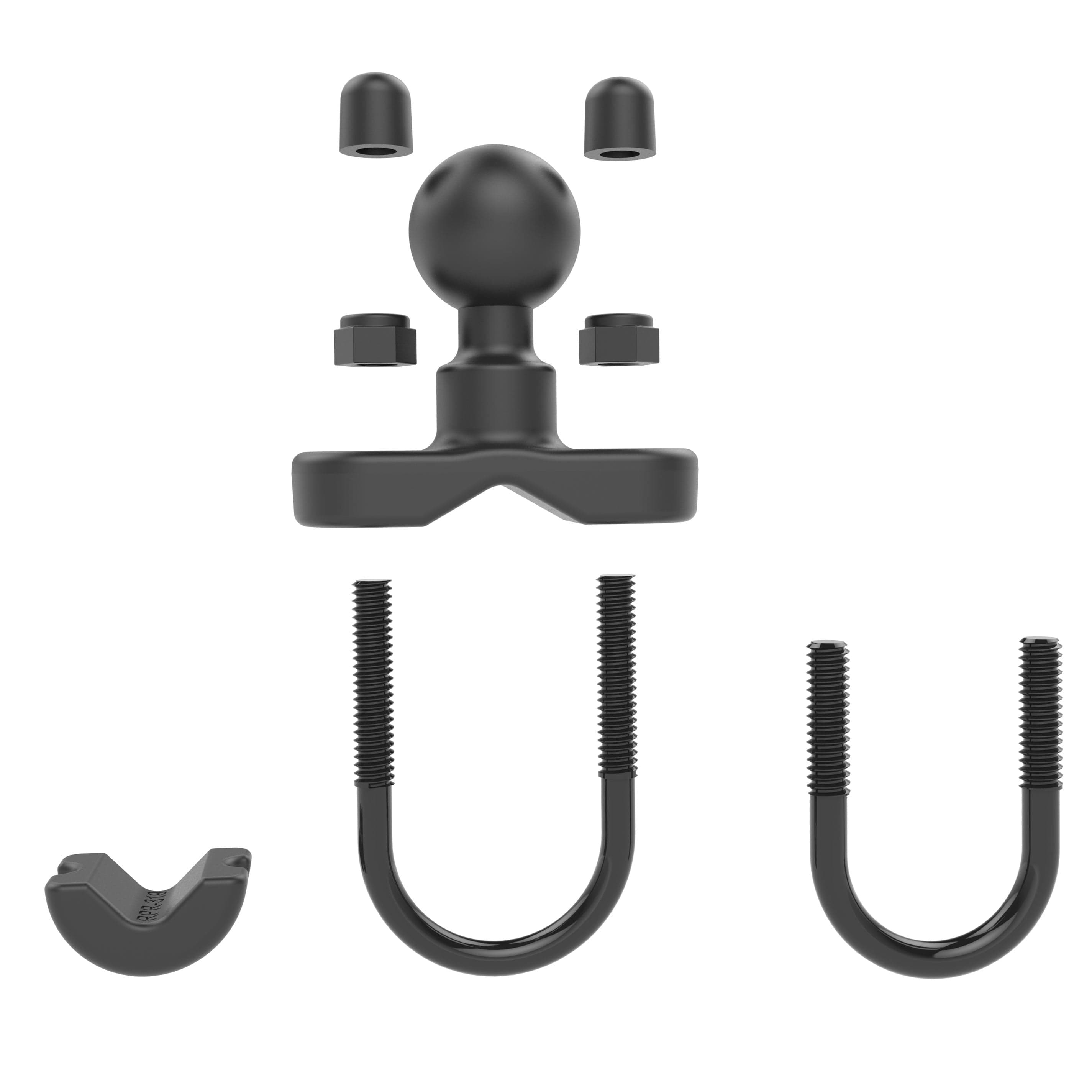 RAM® Handlebar U-Bolt Base for Rails 0.5" (12.7 mm) to 1.25" (31.8 mm) in Diameter - B Size