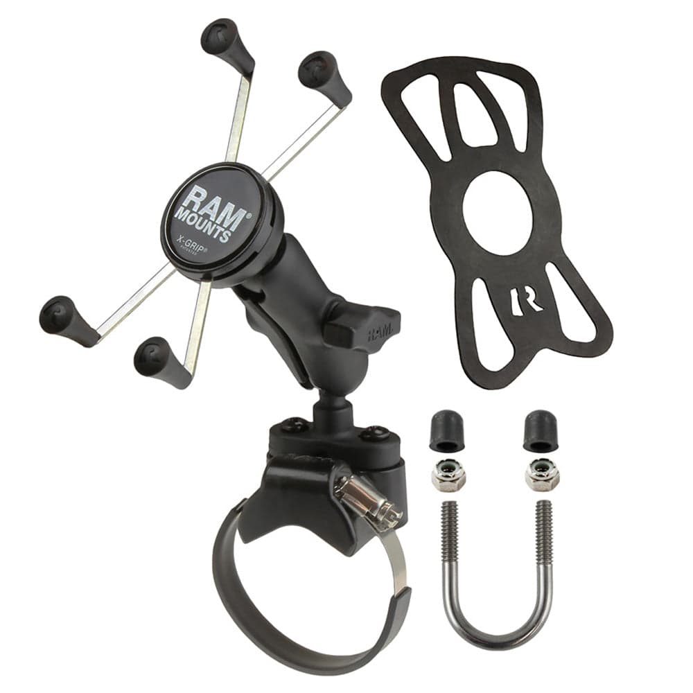 RAM® X-Grip® Large Phone Mount with ATV/UTV Rail Base