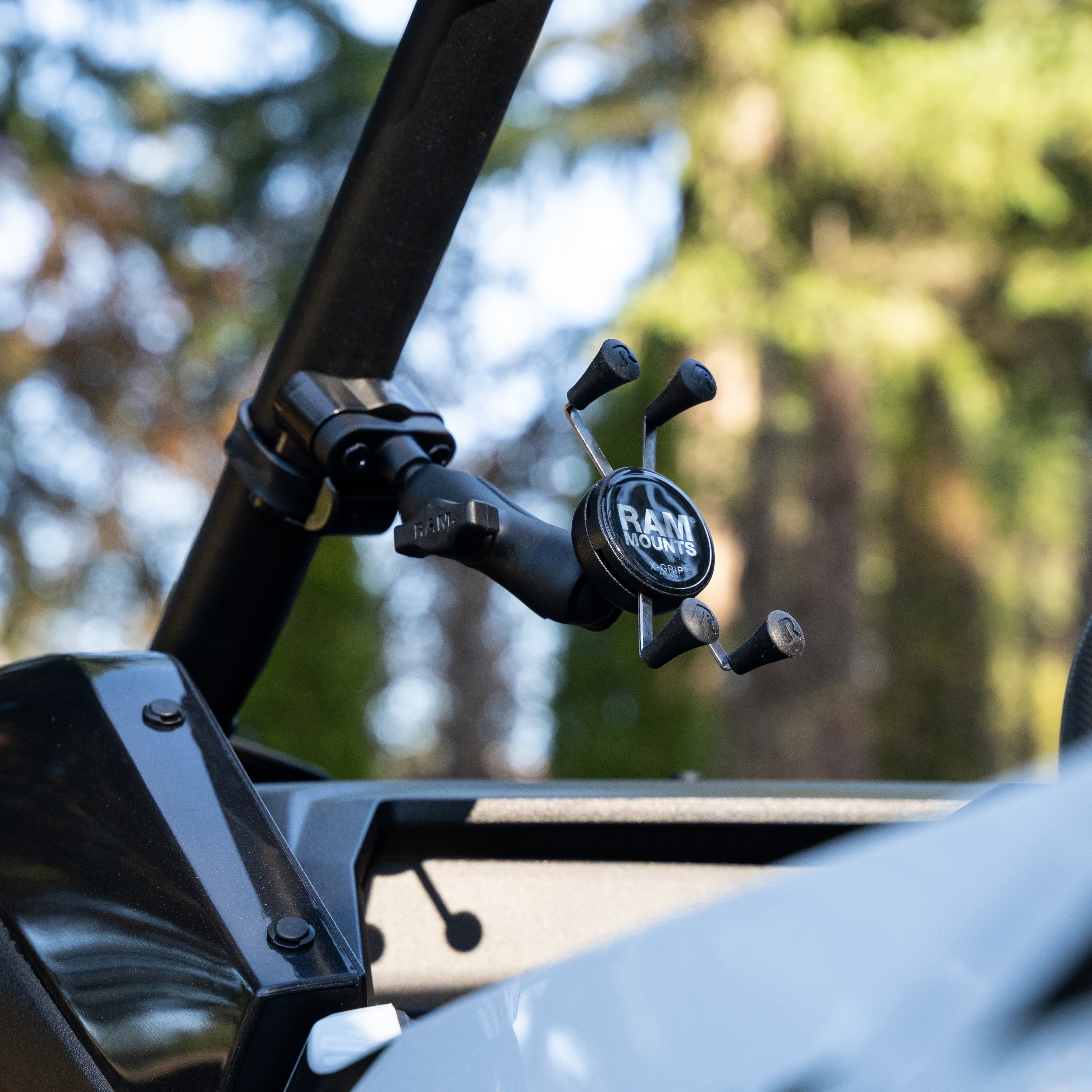 RAM® X-Grip® Phone Mount with ATV/Side By Side Rail Base