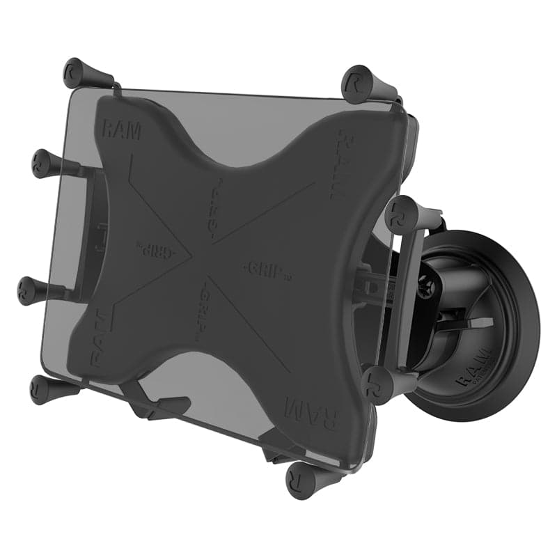 RAM® X-Grip® with Twist-Lock™ Dual Suction for 9"-11" (27.9 cm) Tablets - Short