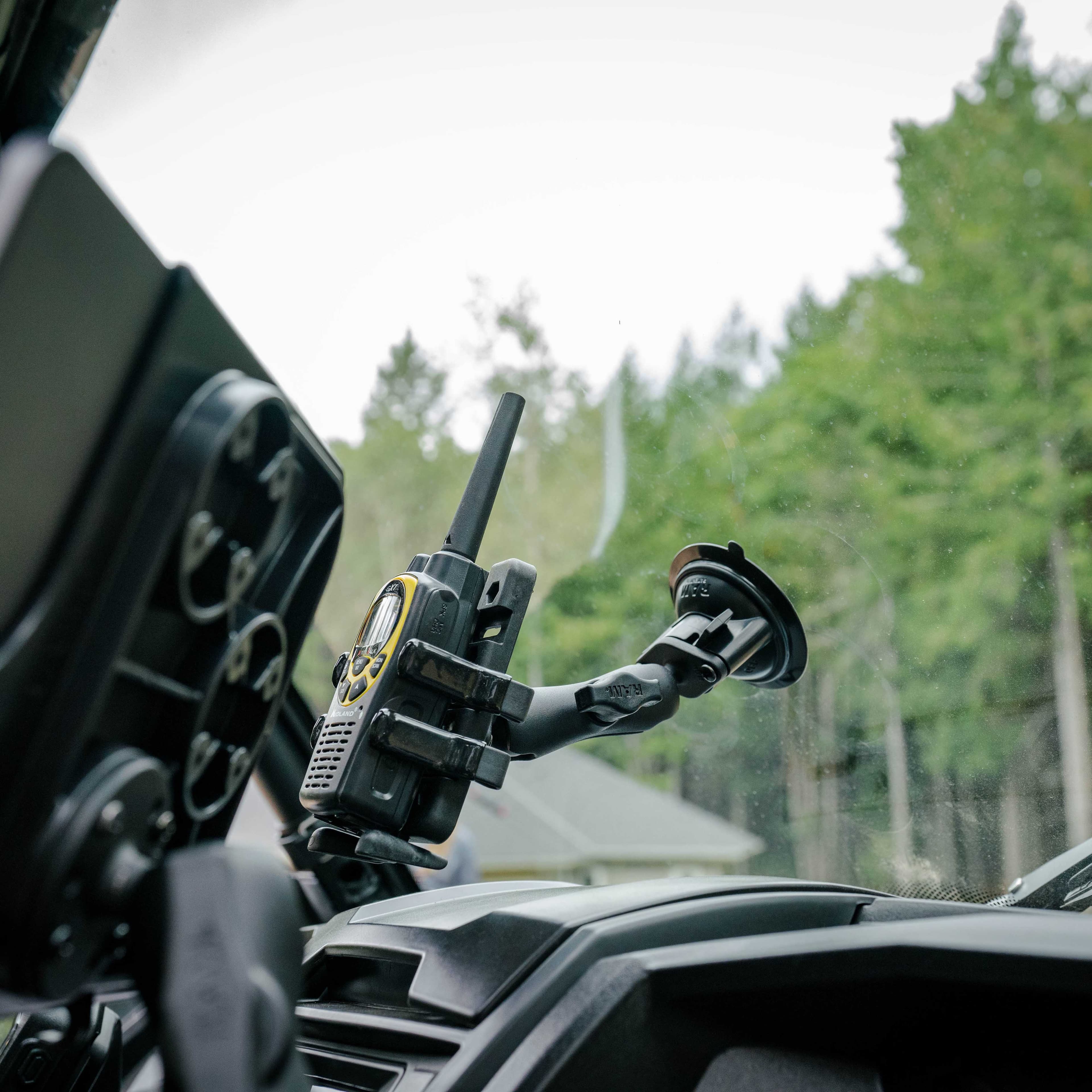 RAM® Finger-Grip™ Universal Mount with RAM® Twist-Lock™ Suction Cup Base