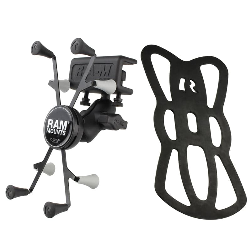 RAM® X-Grip® Mount with Glare Shield Clamp Base for 7" (17.8 cm)-8" (20.3 cm) Tablets