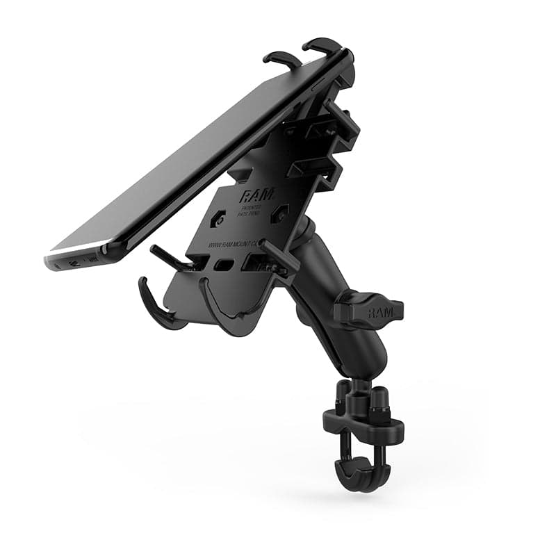 RAM® Quick-Grip™ Phone Mount with Handlebar U-Bolt Base - Medium