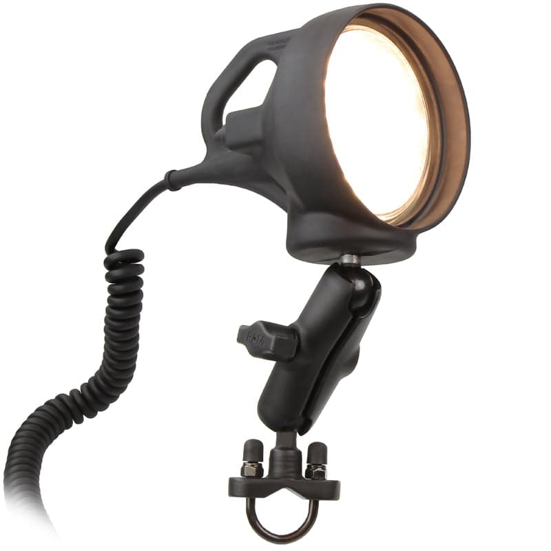 RAM® Handlebar U-Bolt Mount with LED Spotlight