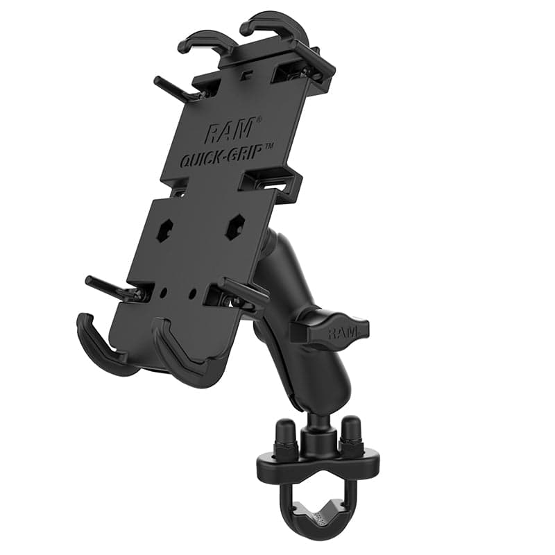 RAM® Quick-Grip™ XL Phone Mount with Handlebar U-Bolt Base - Medium