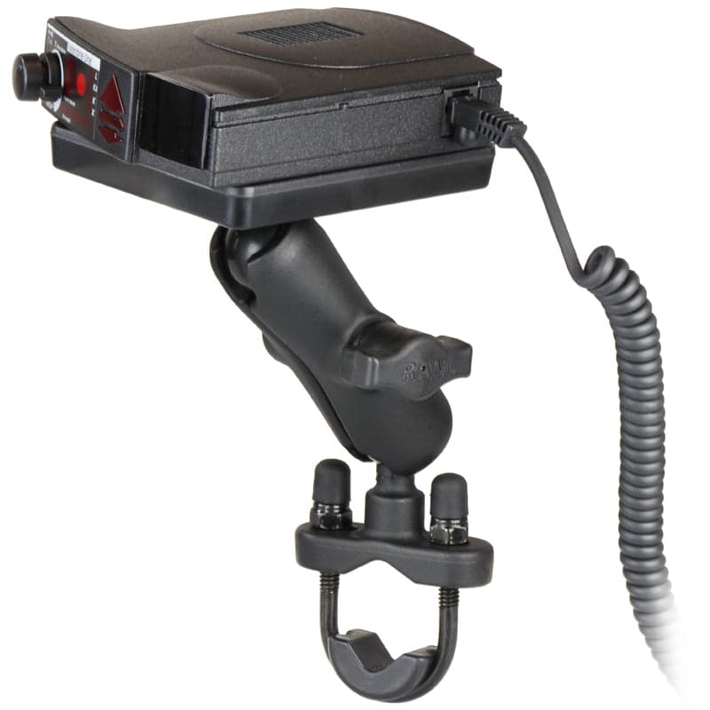 RAM® Power Plate™ III Radar Detector Mount with Handlebar U-Bolt Base