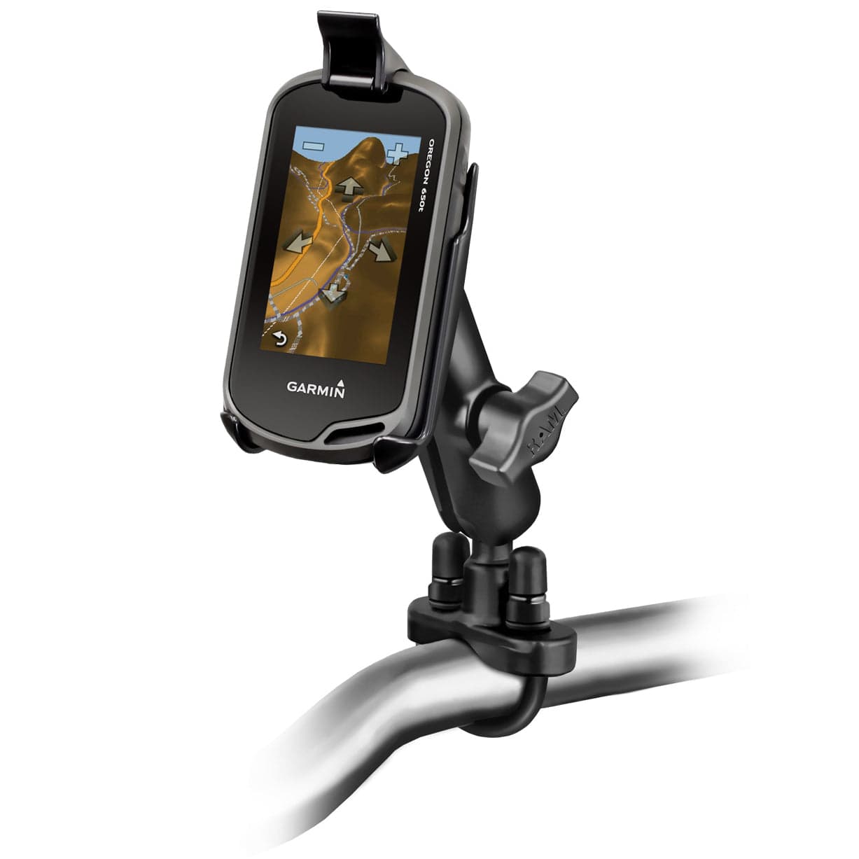 RAM® Handlebar U-Bolt Double Ball Mount for Garmin Oregon Series + More