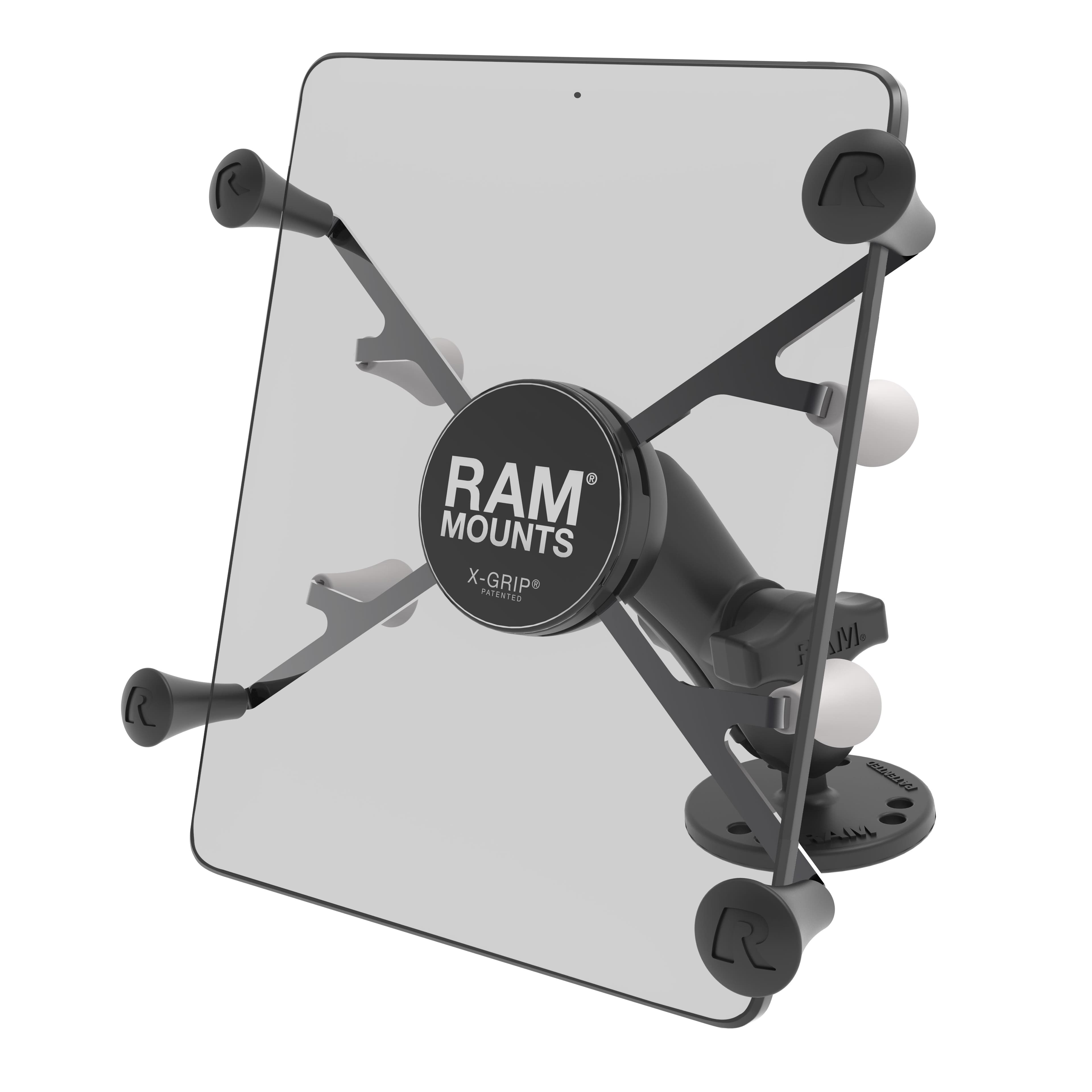 RAM® X-Grip® Universal Drill-Down Mount for 7" (17.8 cm)-8" (20.3 cm) Tablets