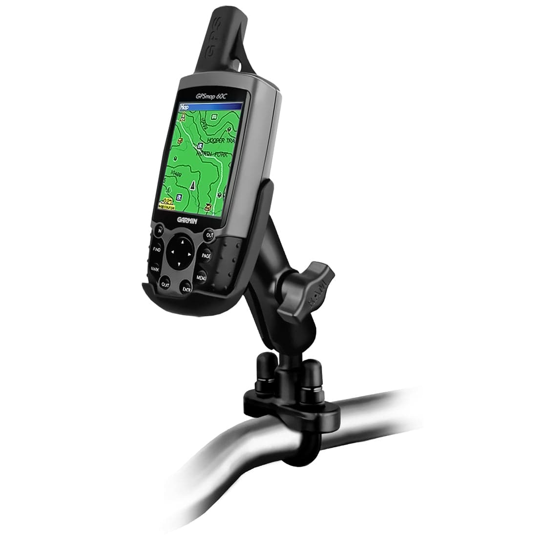 RAM® Handlebar U-Bolt Mount for Garmin GPSMAP 60 Series + More