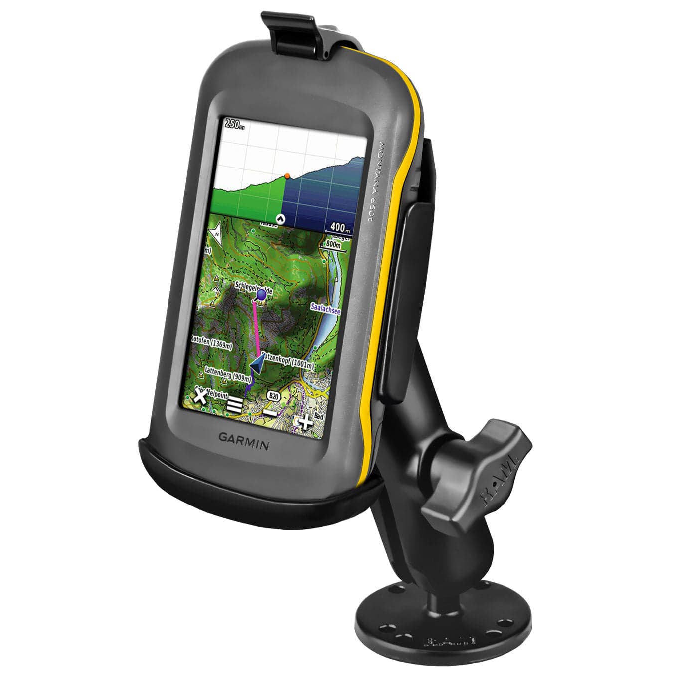 RAM® EZ-Roll'r™ Drill-Down Mount for Garmin Montana 600 Series
