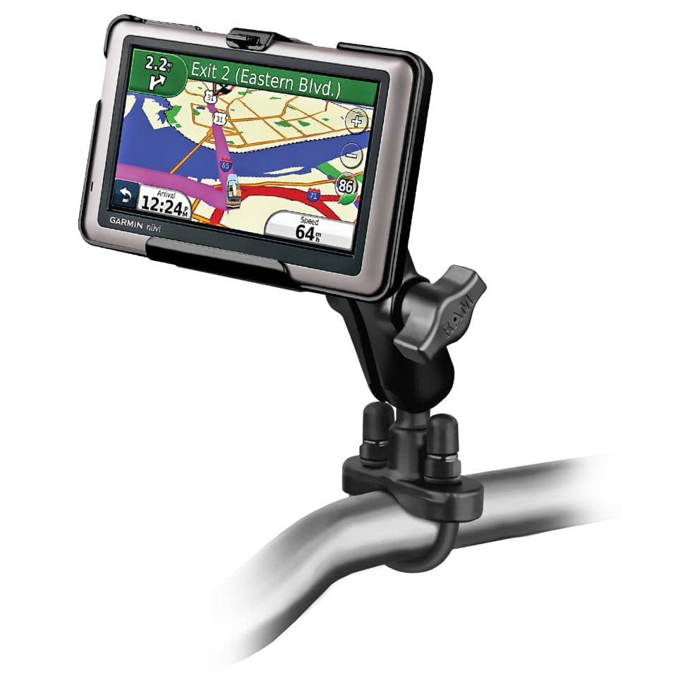 RAM® Handlebar U-Bolt Double Ball Mount for Garmin nuvi 1400 Series