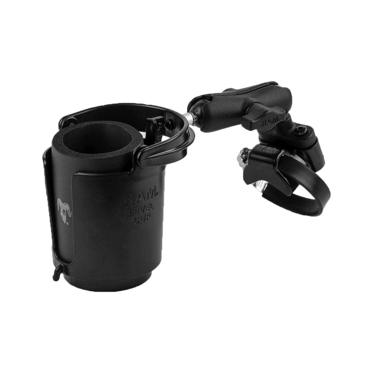 RAM® Level Cup™ 16oz (454 g) Drink Holder with ATV/UTV Rail Base