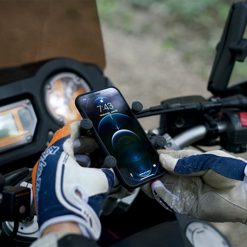 RAM® X-Grip® Phone Mount with Handlebar U-Bolt Base - Short