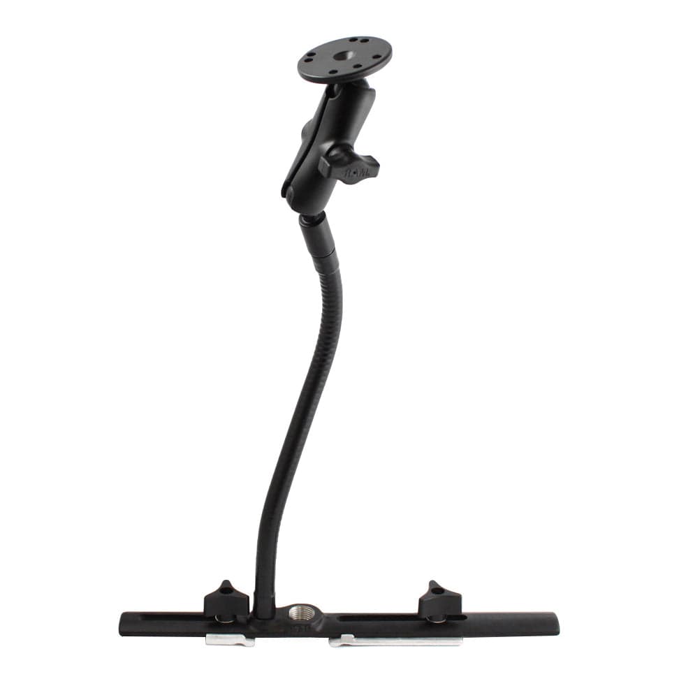 RAM® Cessna Seat Rail Mount with 12" (30.5 cm) Flex Arm and Round Plate