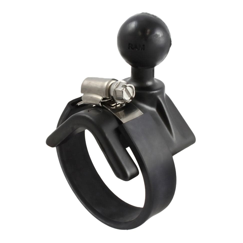 RAM® Strap Hose Clamp Ball Base 1.5" (38.1 mm) - 2.1" (53.3 mm)
